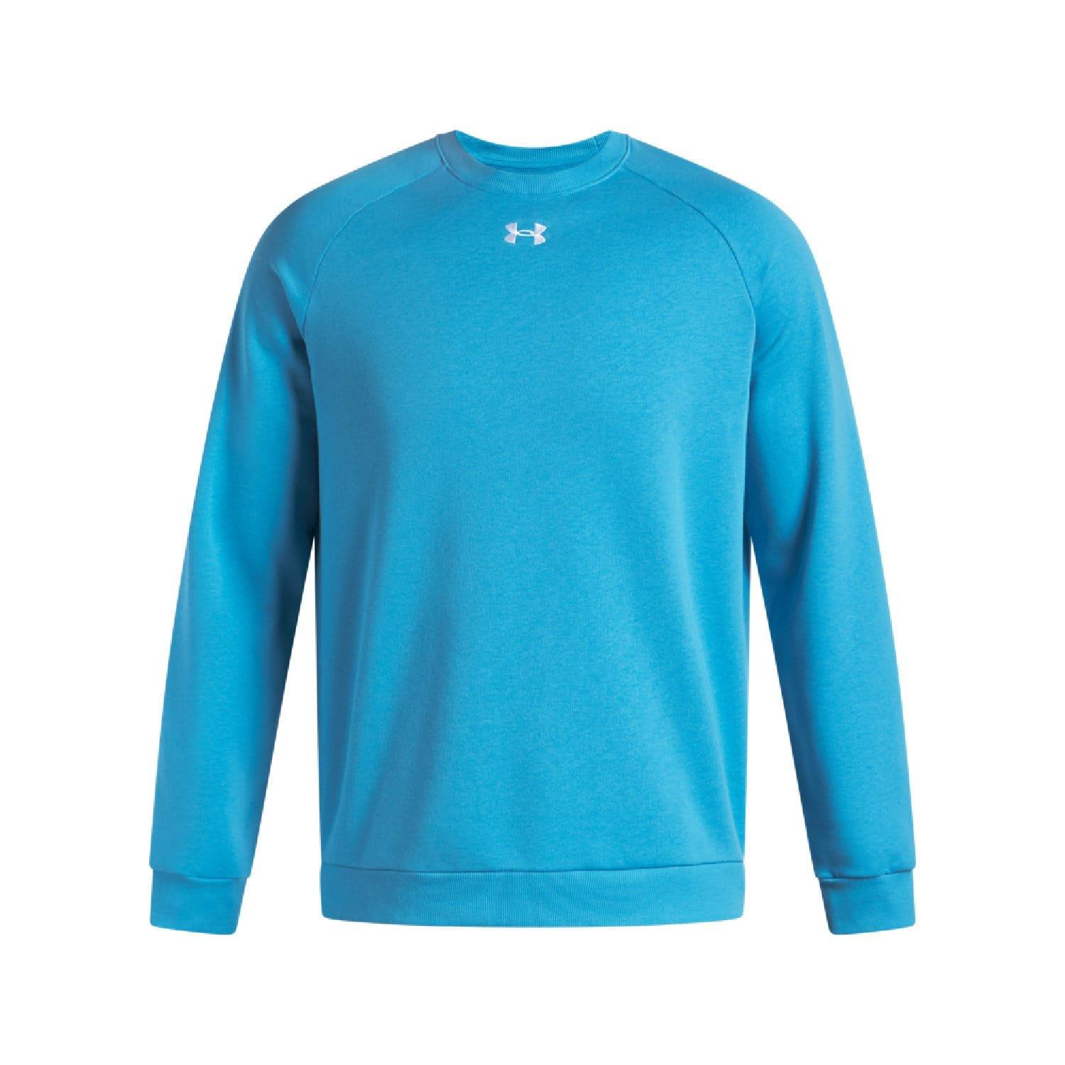 Blue - Under Armour - Rival Fleece Crewneck Sweatshirt - 3