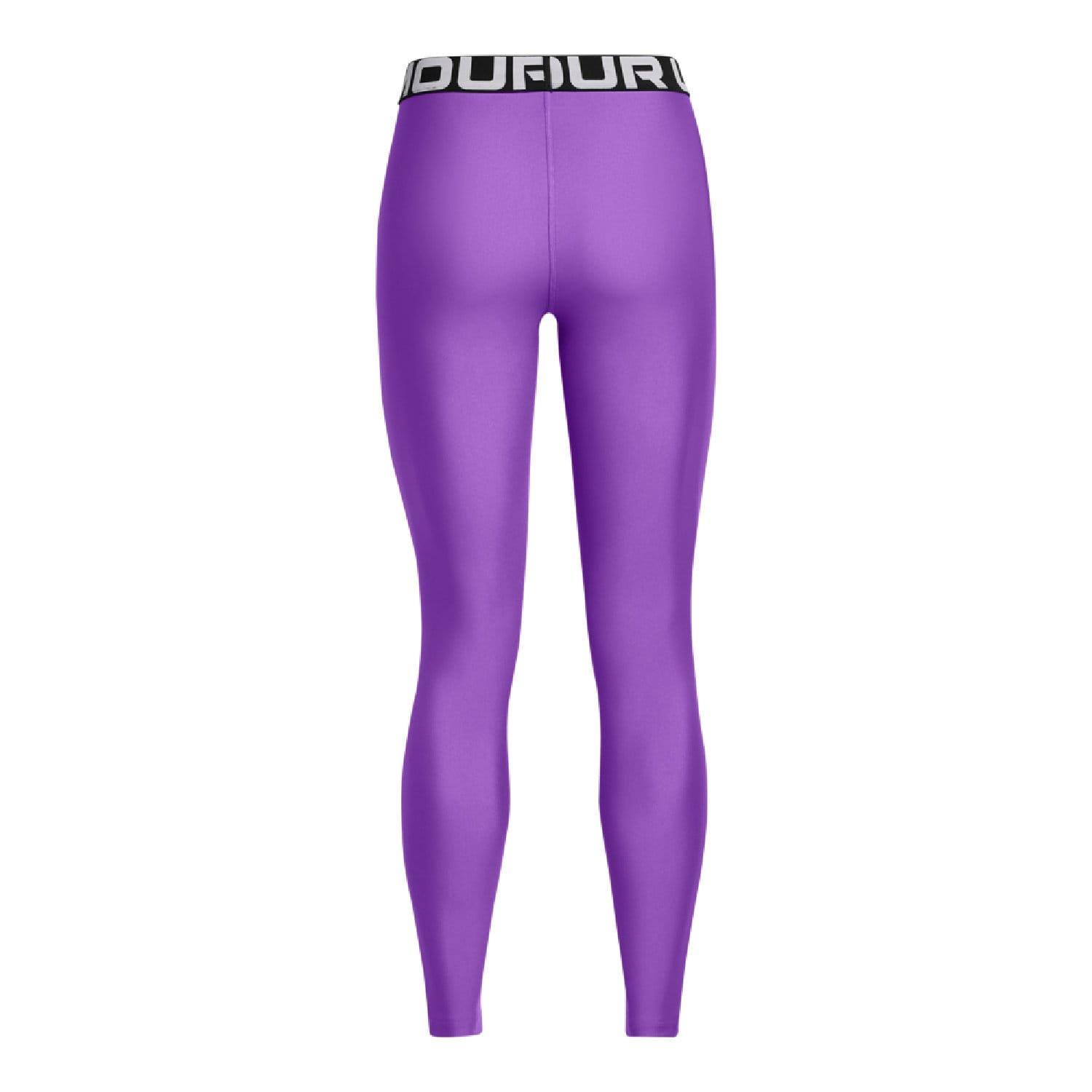Purple - Under Armour - HeatGear Leggings - 3