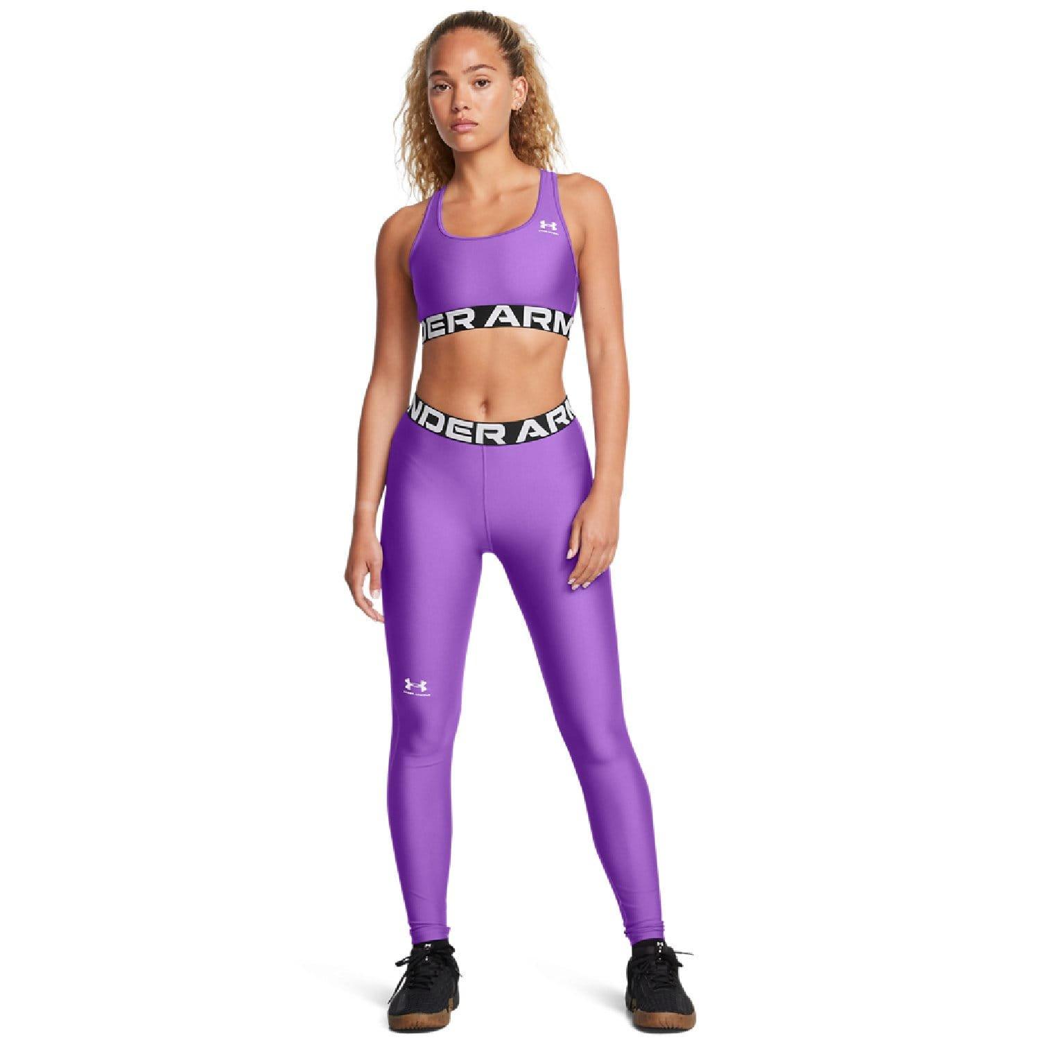 Purple - Under Armour - HeatGear Leggings - 4