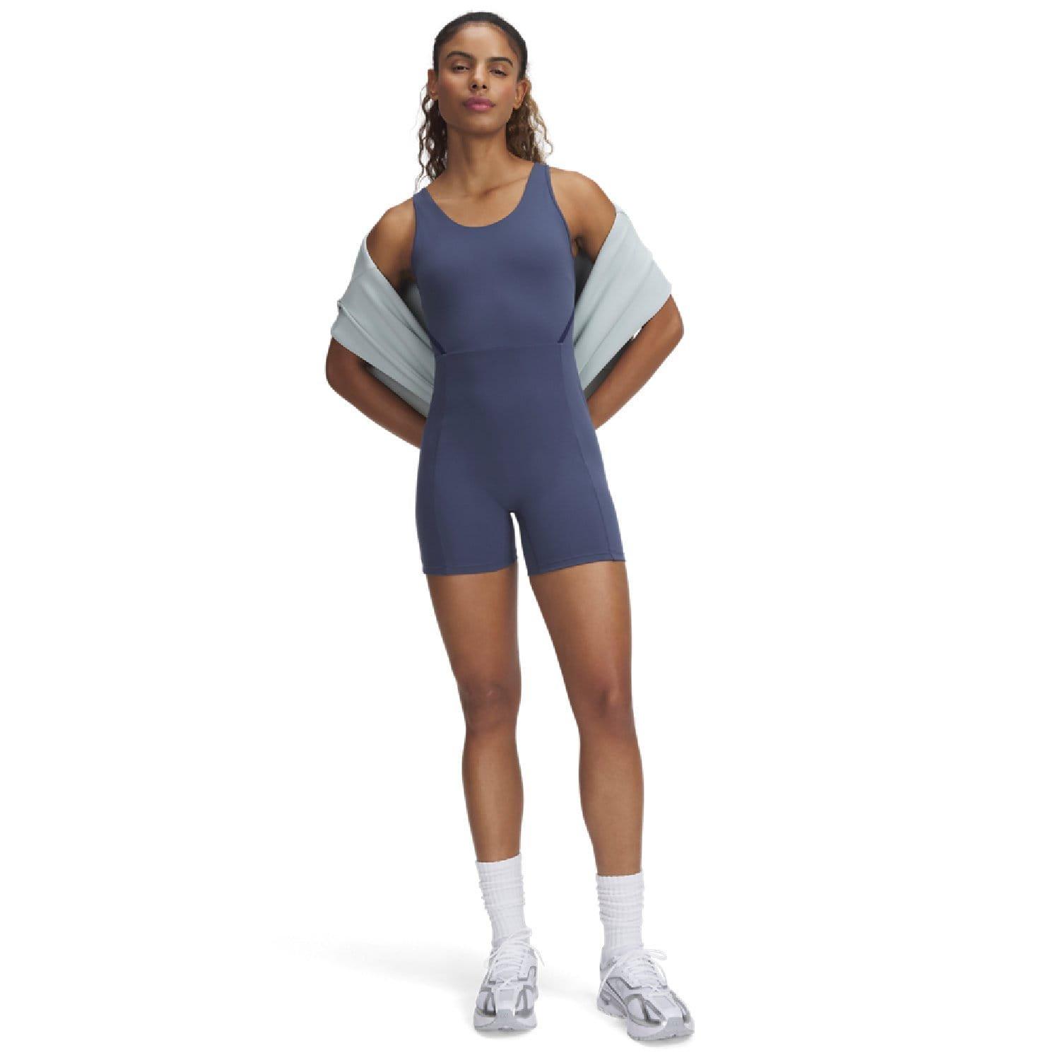 Grey - Under Armour - Motion Short Bodysuit - 3