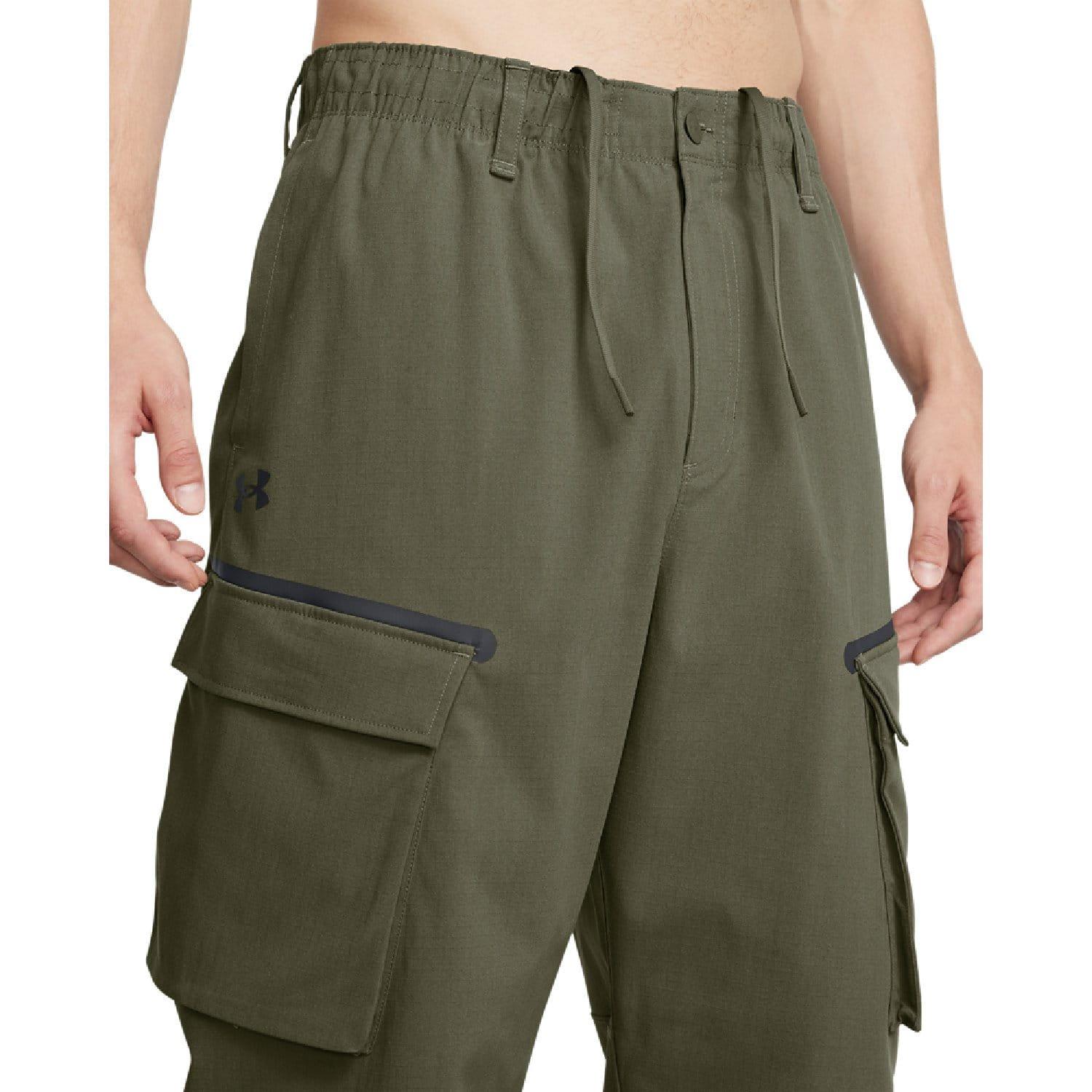 Green - Under Armour - Unstoppable Cargo Utility Pants - 5