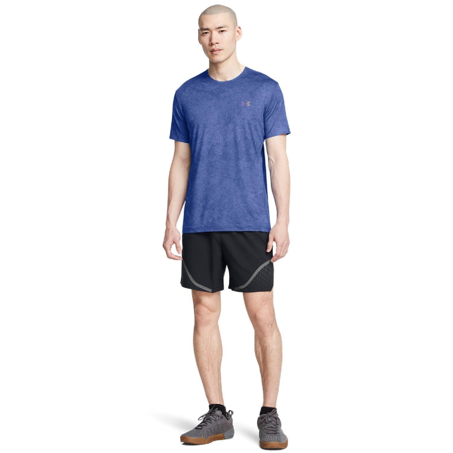 Blue - Under Armour - Vanish Elite Vent Printed T-Shirt - 5