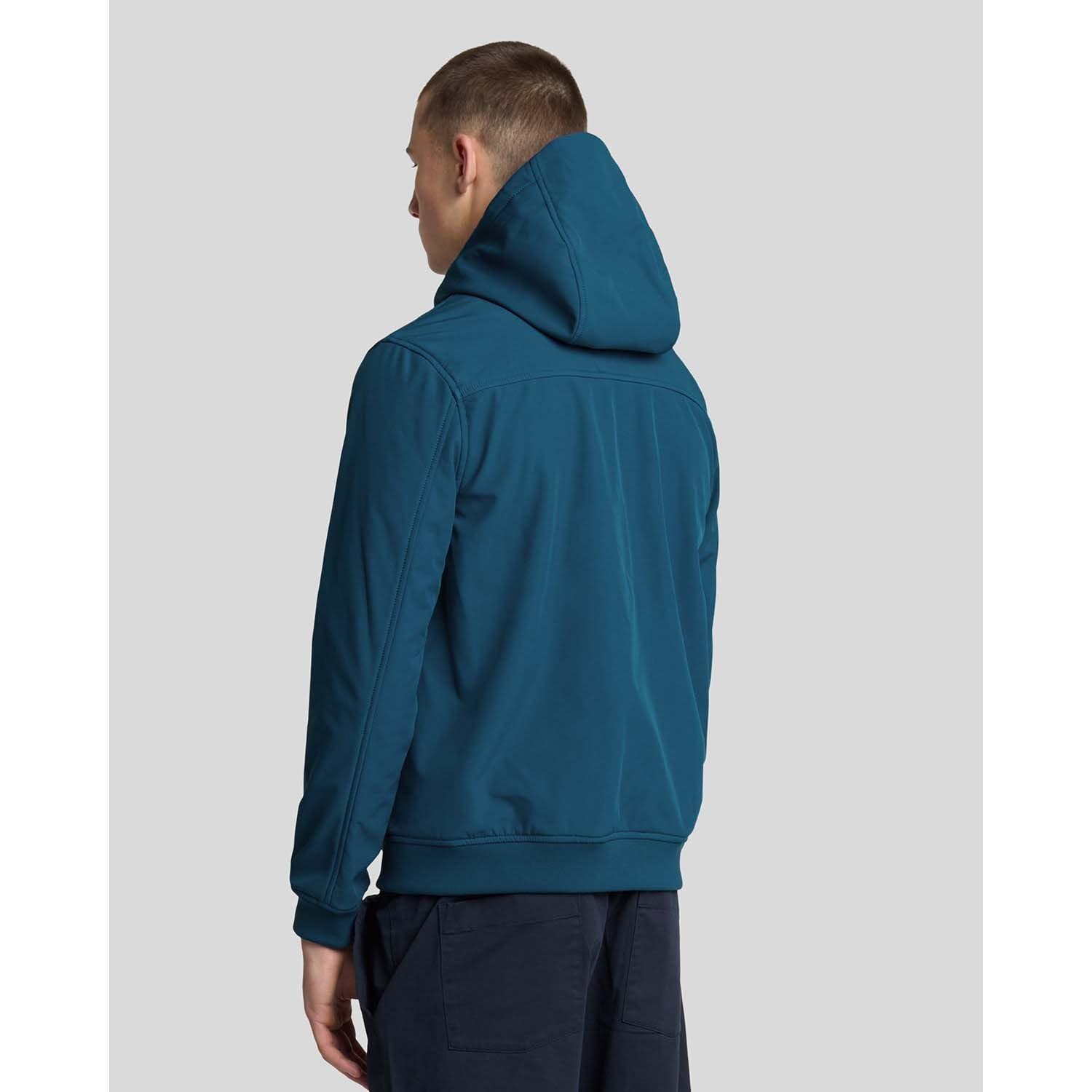Blue - Lyle and Scott - Fleece Back Softshell Jacket - 3