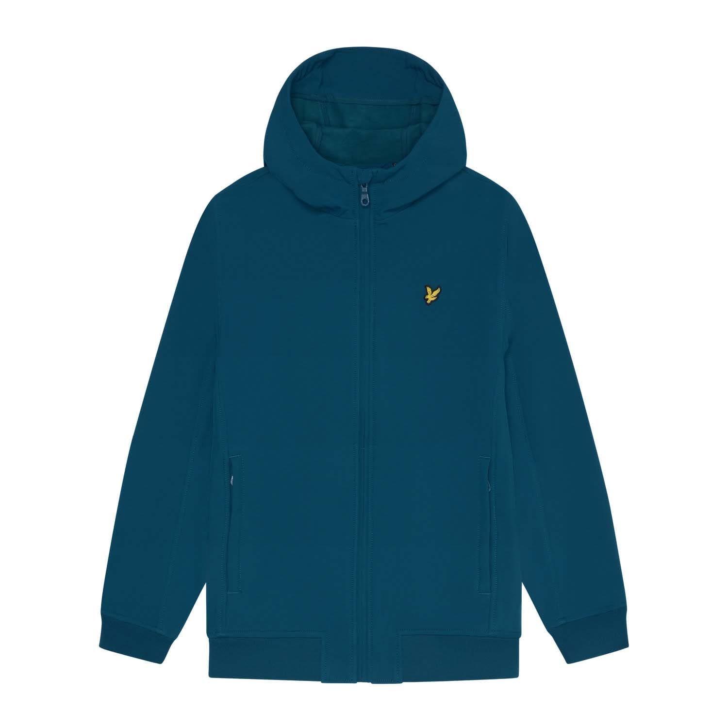 Blue - Lyle and Scott - Fleece Back Softshell Jacket - 5