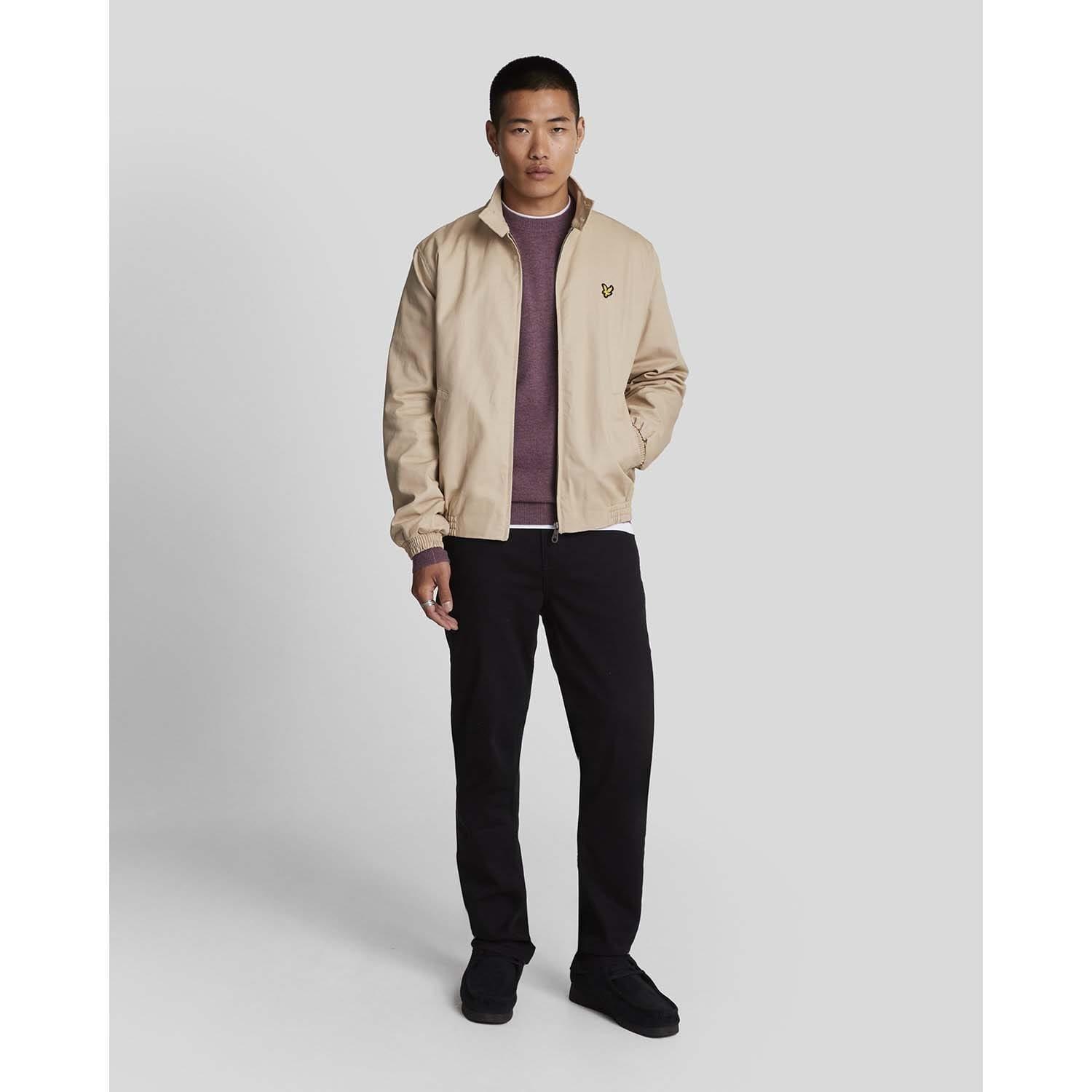 Purple - Lyle and Scott - Lambswool Blend Crew Neck Jumper - 2