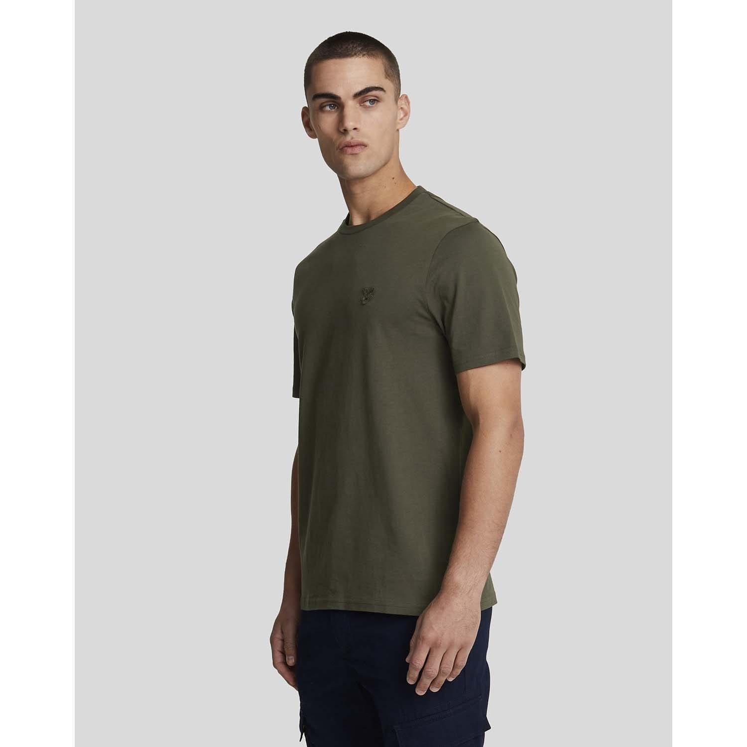 Green - Lyle and Scott - Tonal Eagle T-Shirt - 1