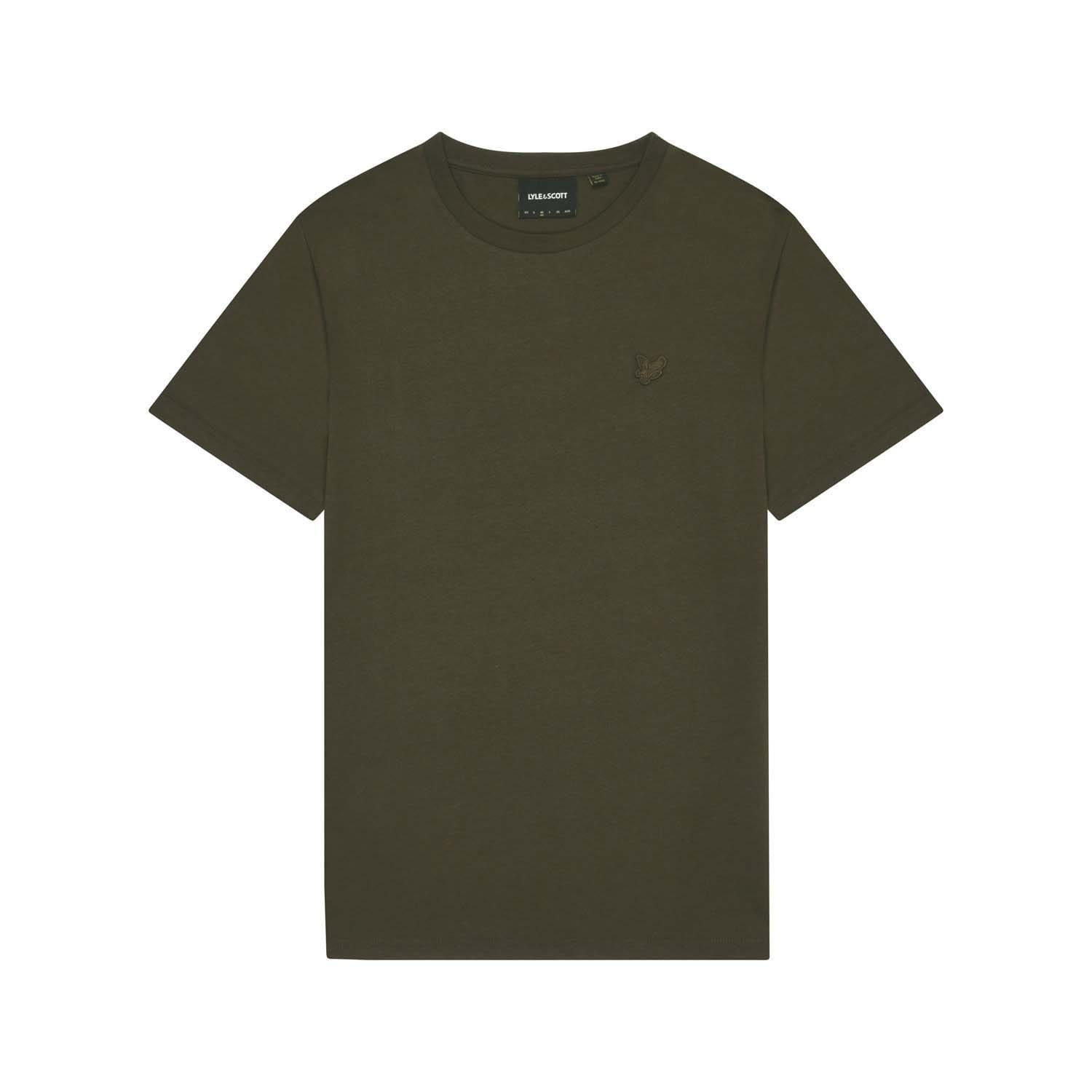 Green - Lyle and Scott - Tonal Eagle T-Shirt - 5