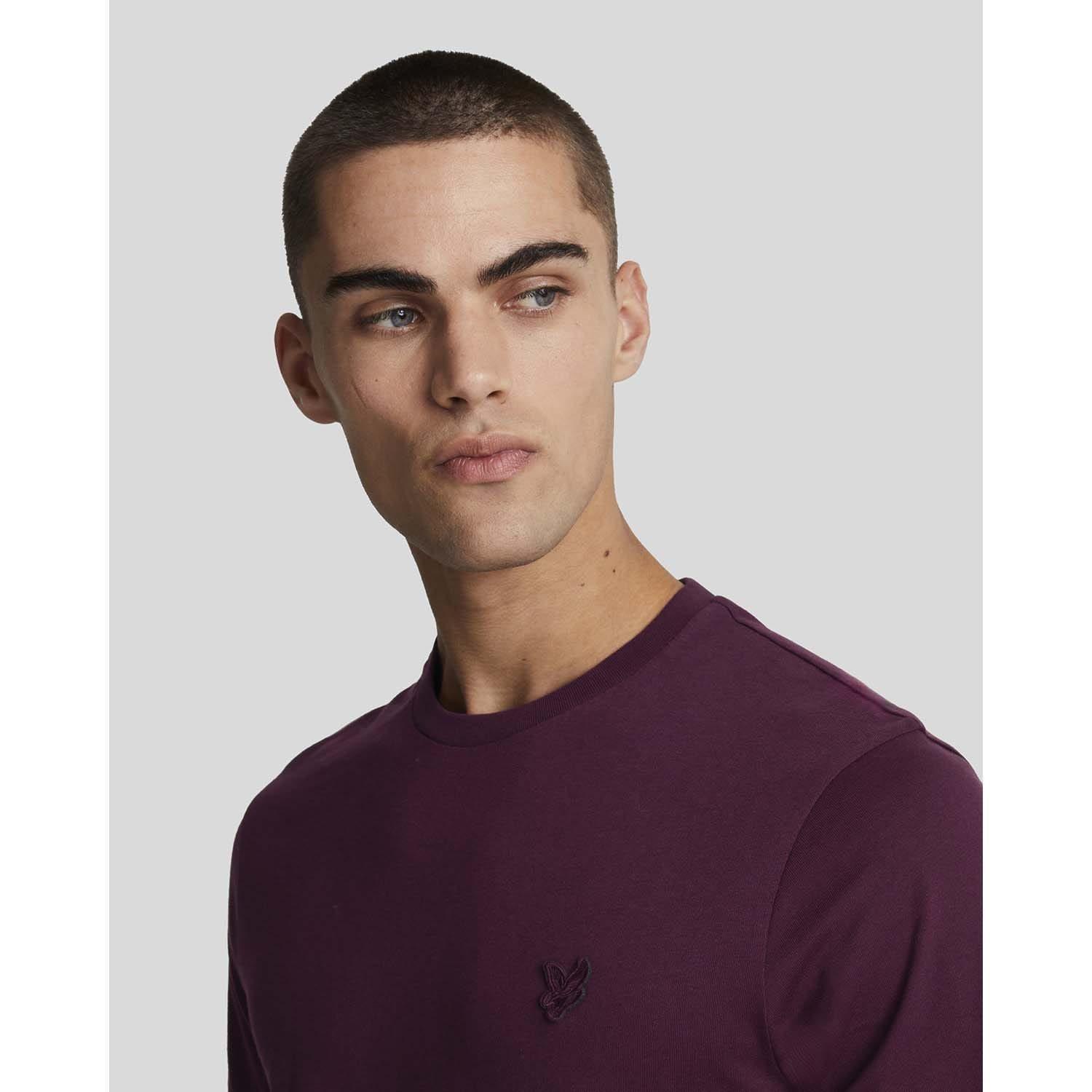 Red - Lyle and Scott - Tonal Eagle T-Shirt - 4