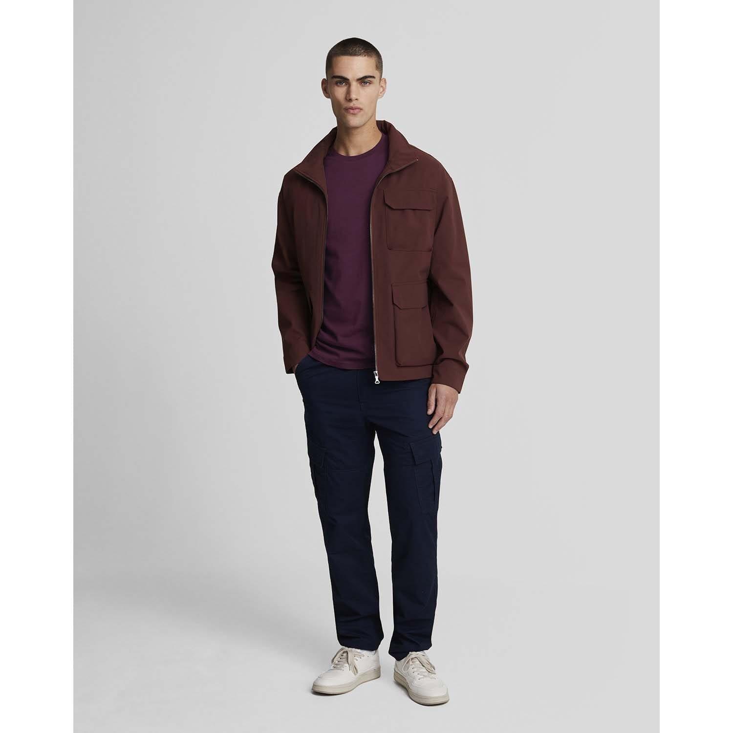 Red - Lyle and Scott - Tonal Eagle T-Shirt - 6