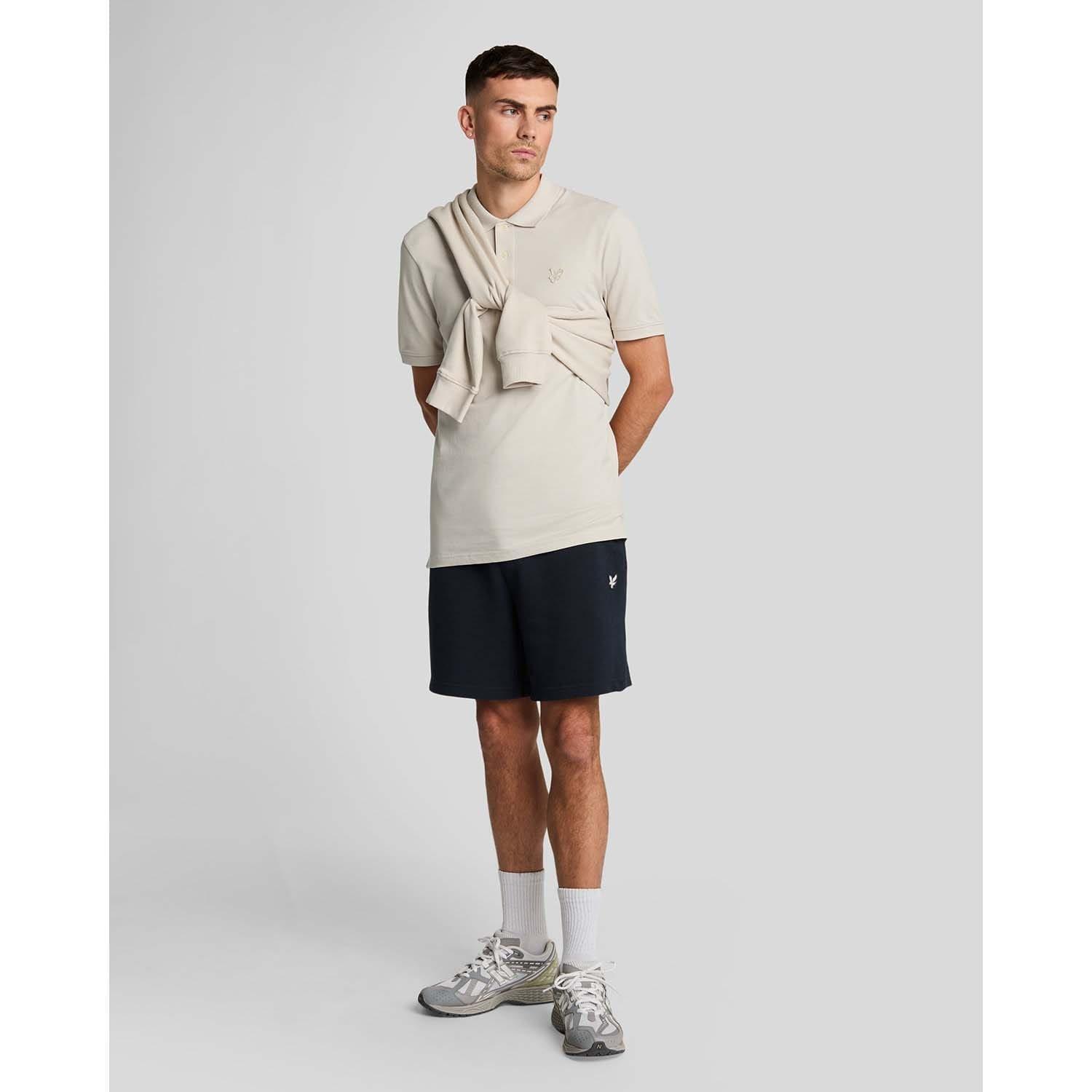 Beige - Lyle and Scott - Tonal Eagle Polo Shirt - 2