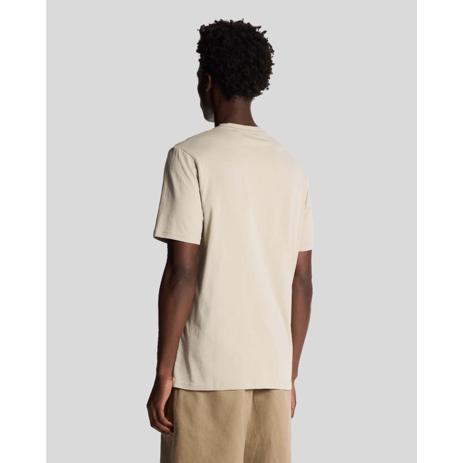 Beige - Lyle and Scott - Superfine Cotton T-Shirt - 3