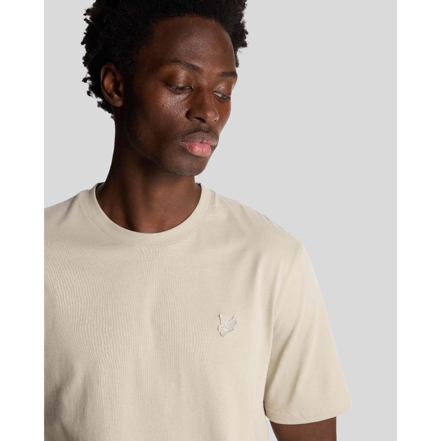 Beige - Lyle and Scott - Superfine Cotton T-Shirt - 4