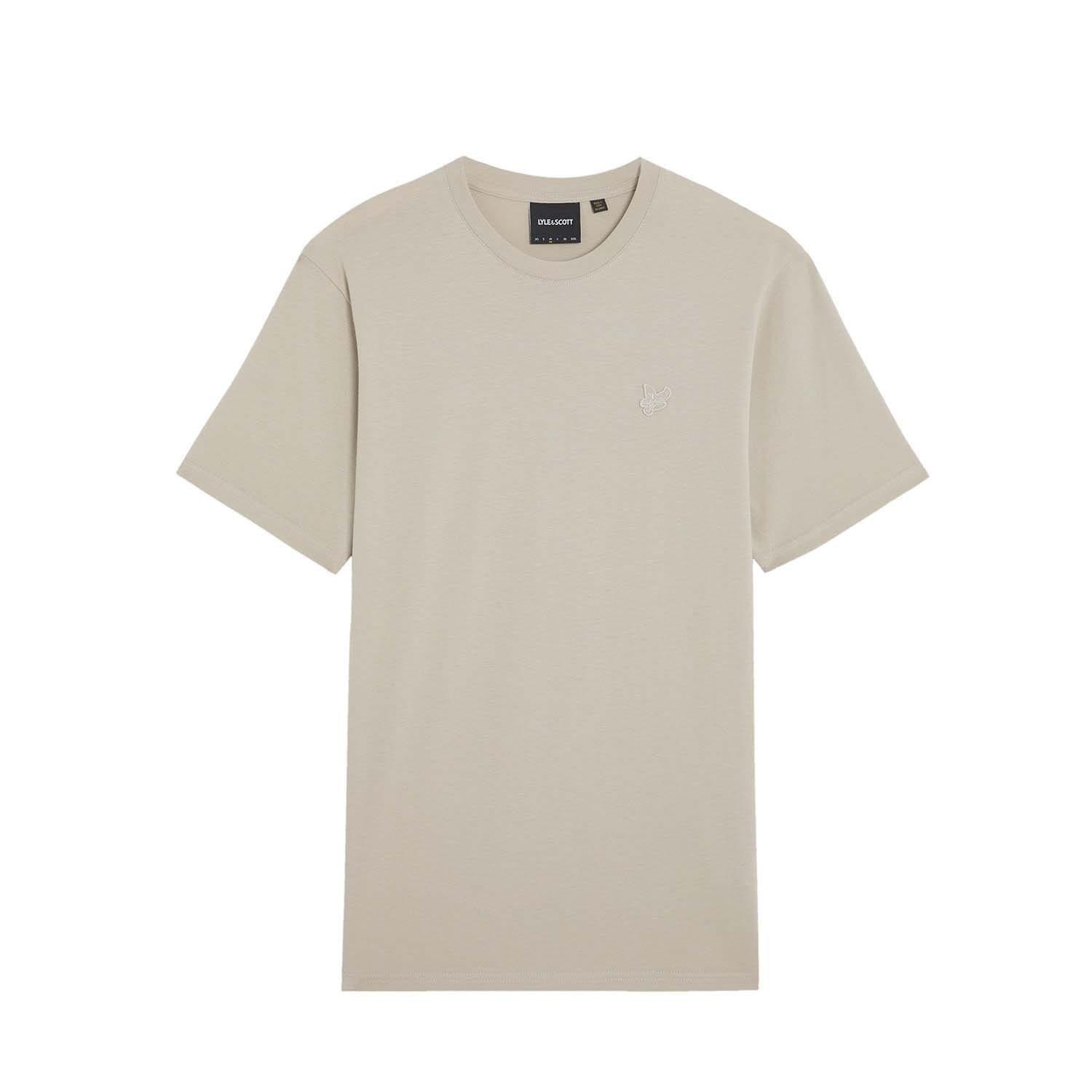 Beige - Lyle and Scott - Superfine Cotton T-Shirt - 5