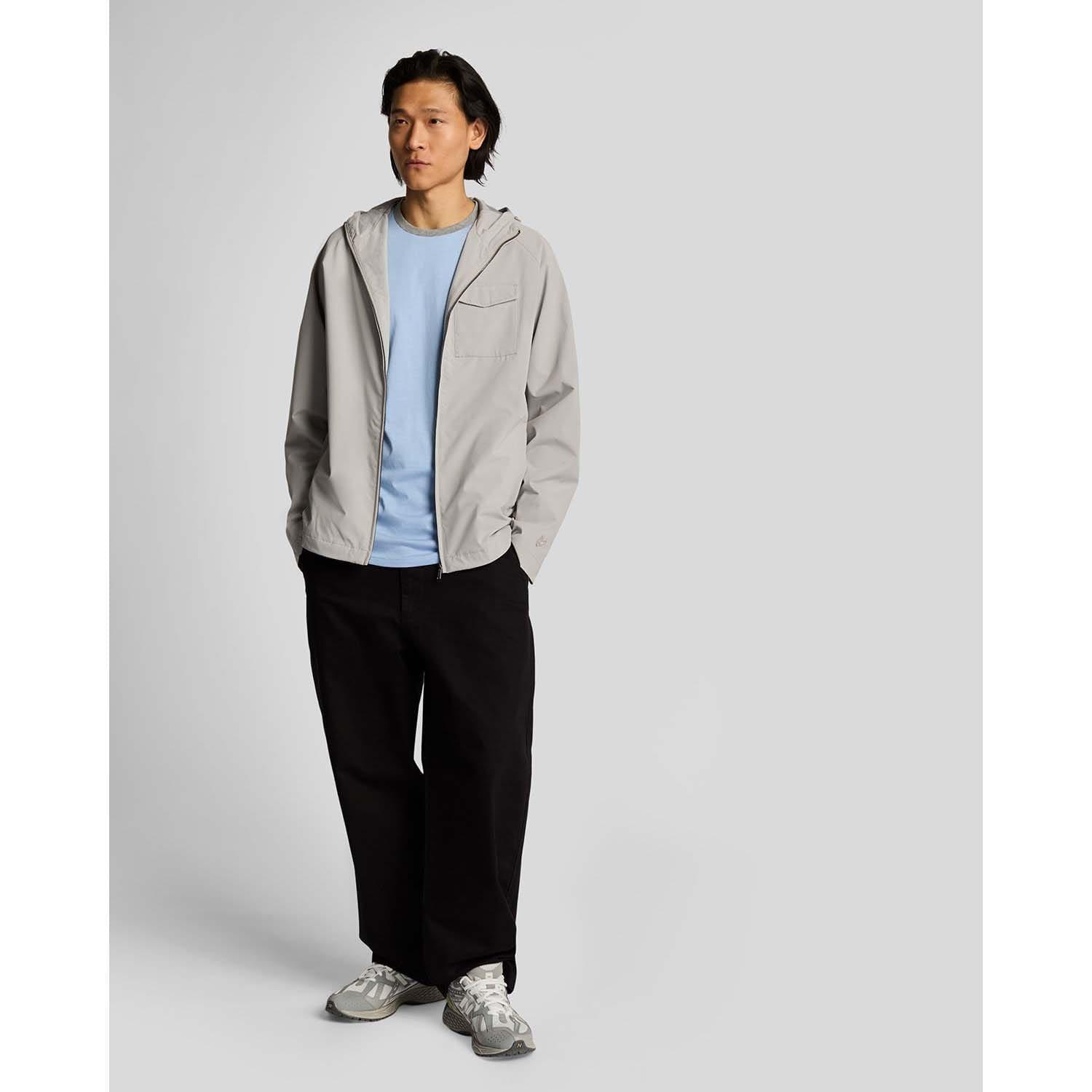 Blue - Lyle and Scott - Contrast Collar Superfine T-Shirt - 2