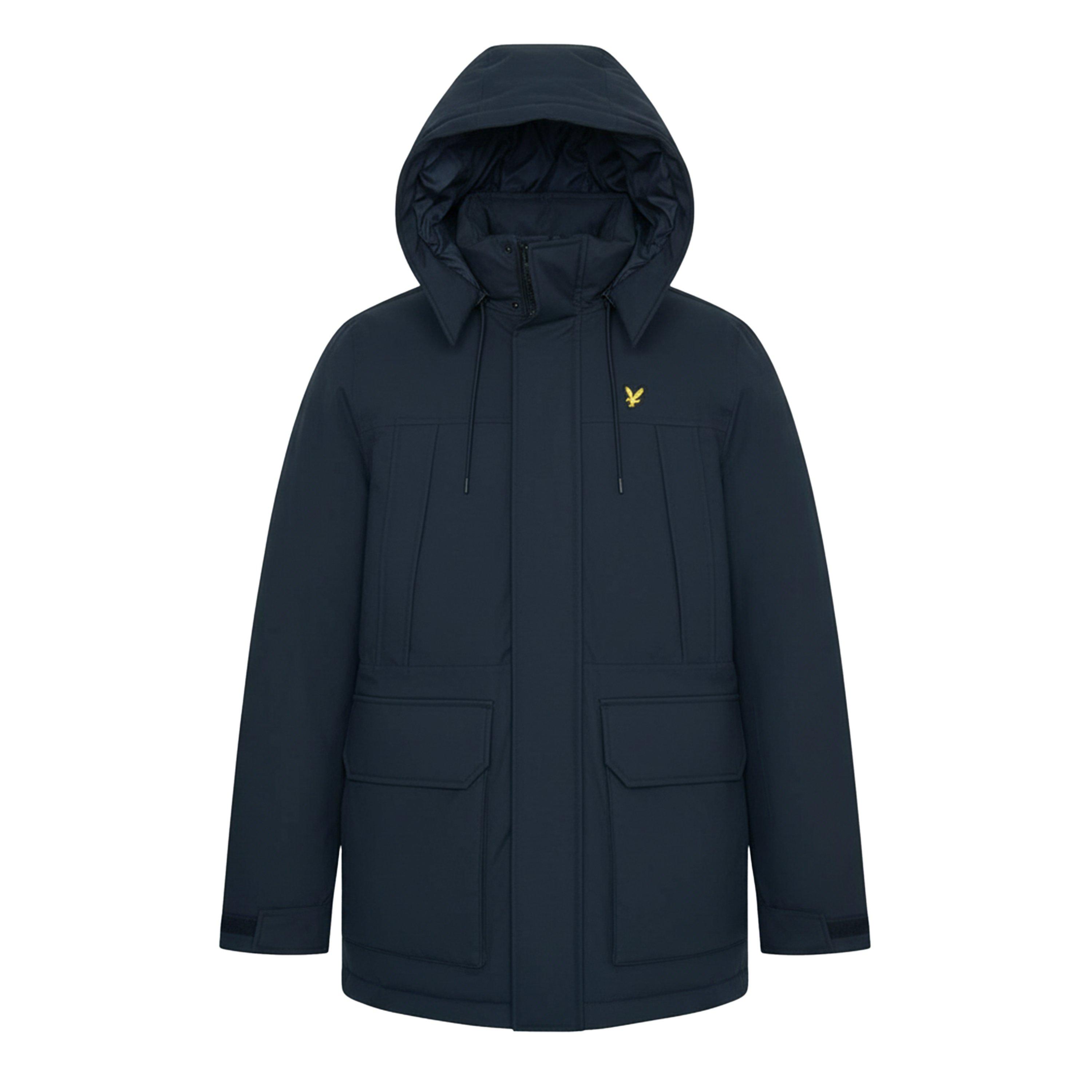 Blue - Lyle and Scott - Microfleece Parka 2.0 Jacket - 1