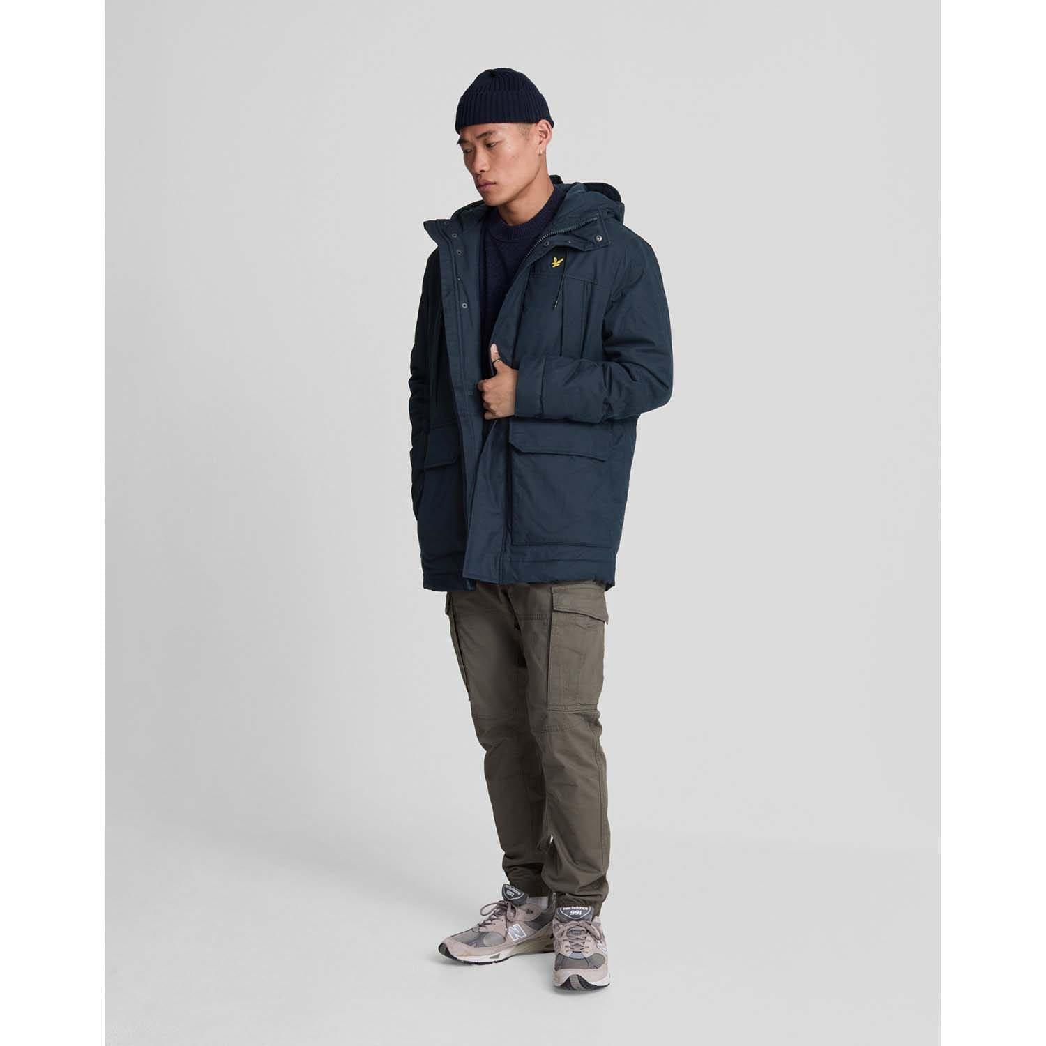 Blue - Lyle and Scott - Microfleece Parka 2.0 Jacket - 2