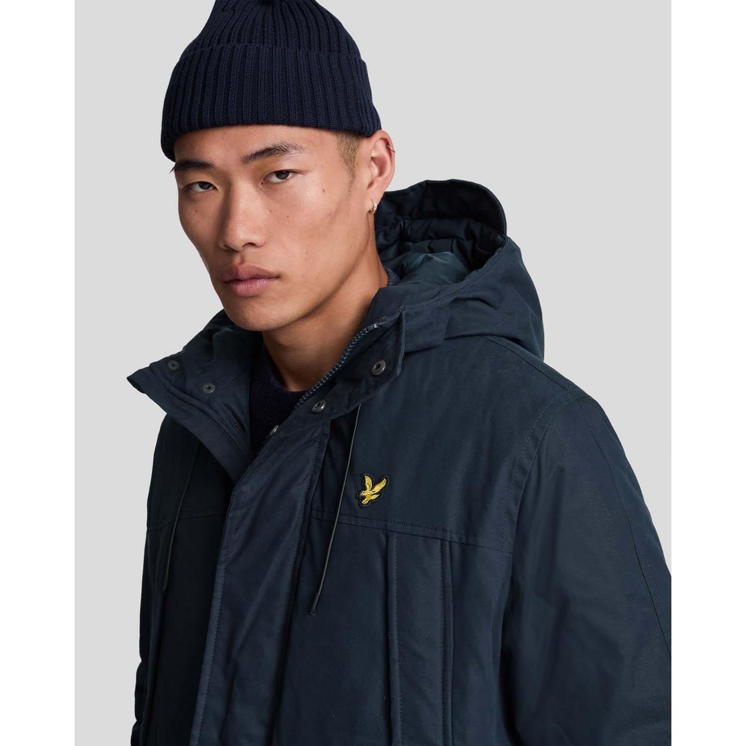 Blue - Lyle and Scott - Microfleece Parka 2.0 Jacket - 4