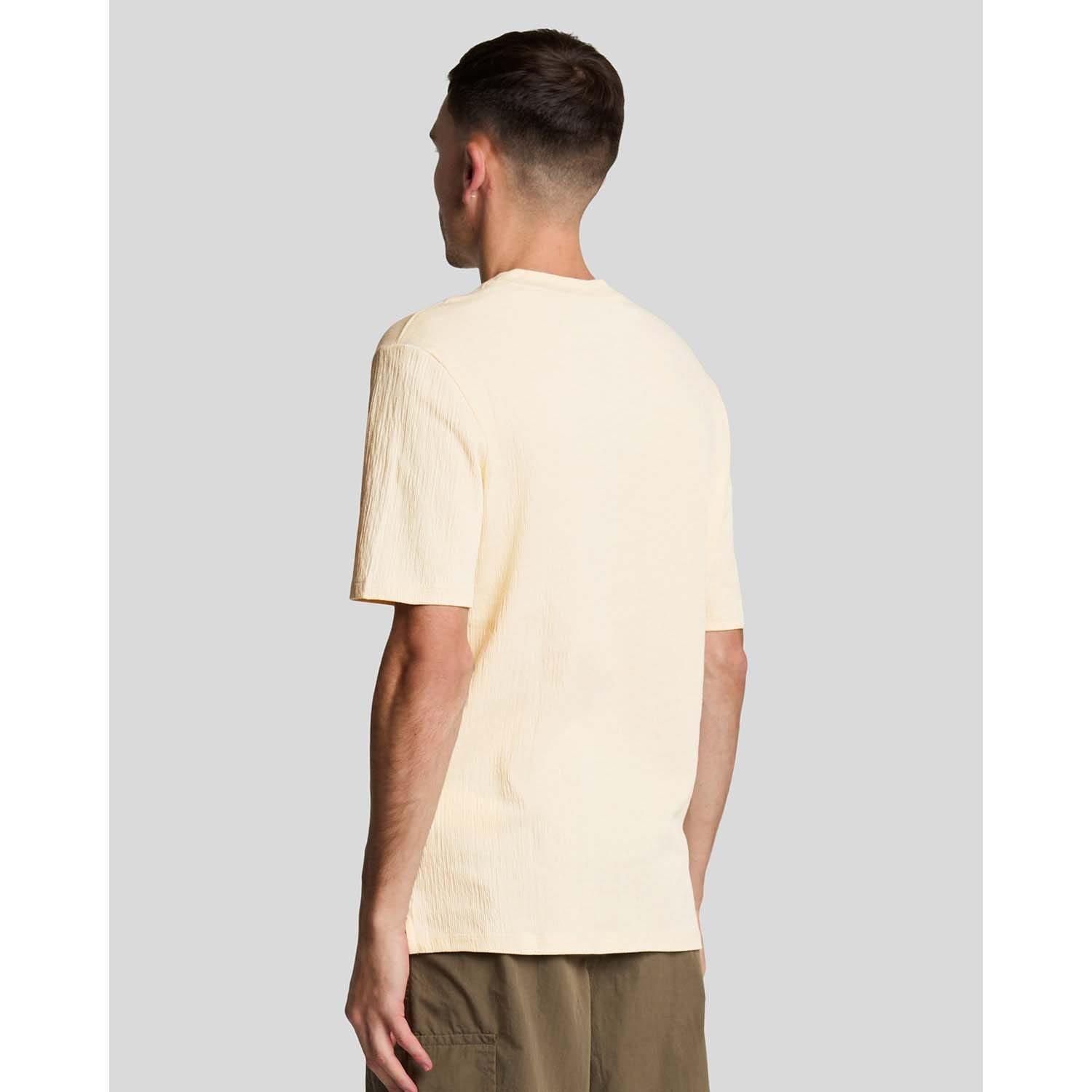 Beige - Lyle and Scott - Crepe T-Shirt - 3