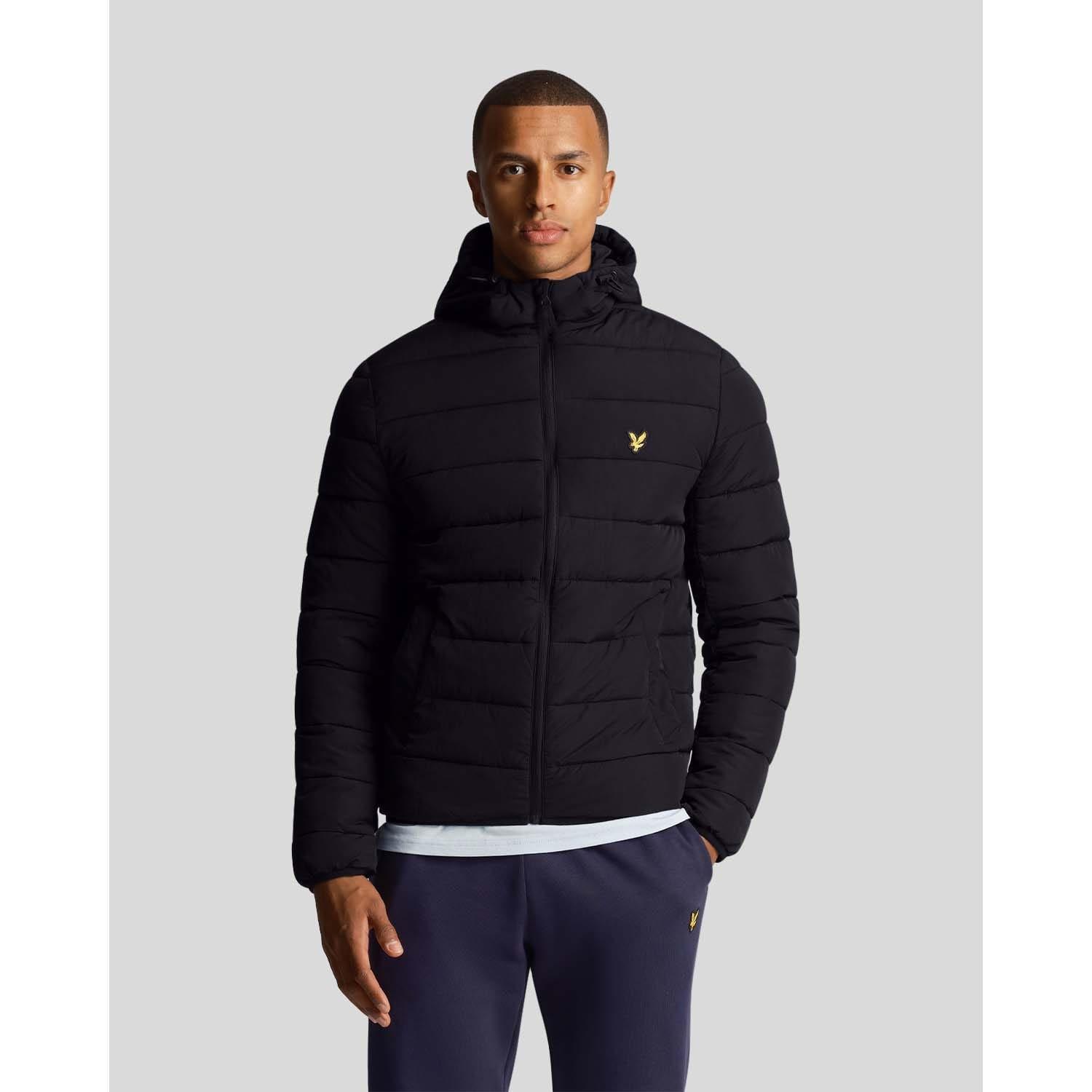 Black - Lyle and Scott - Lightweight Puffer Jacket - 1