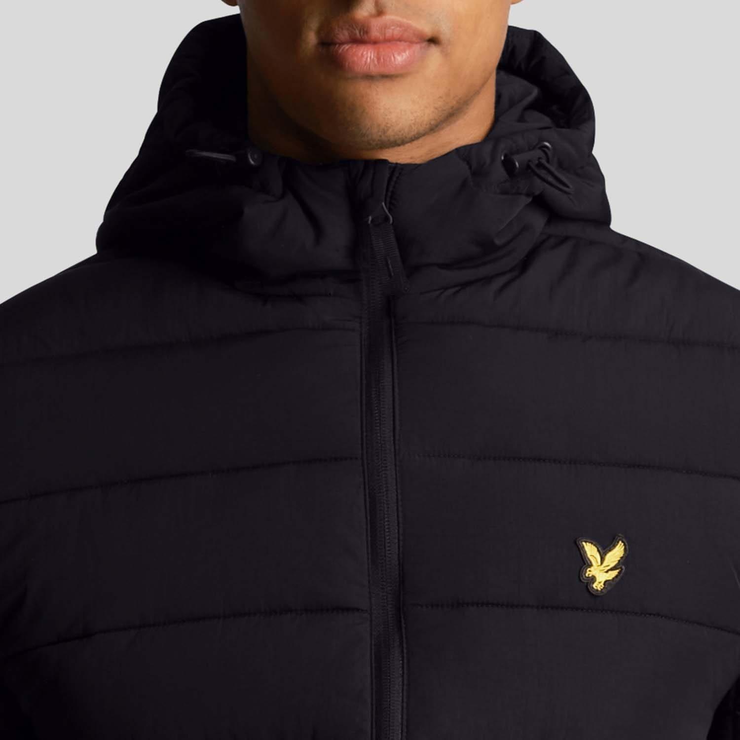Black - Lyle and Scott - Lightweight Puffer Jacket - 4