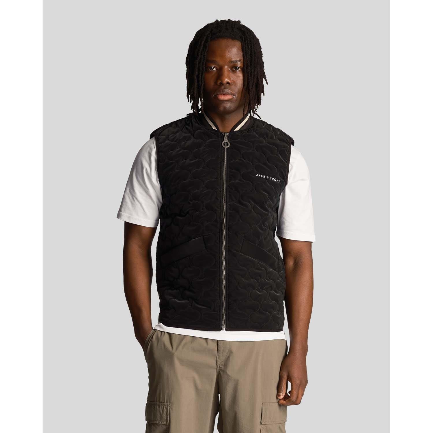 Lyle And Scott Men's Quilted Gilet - Black - M