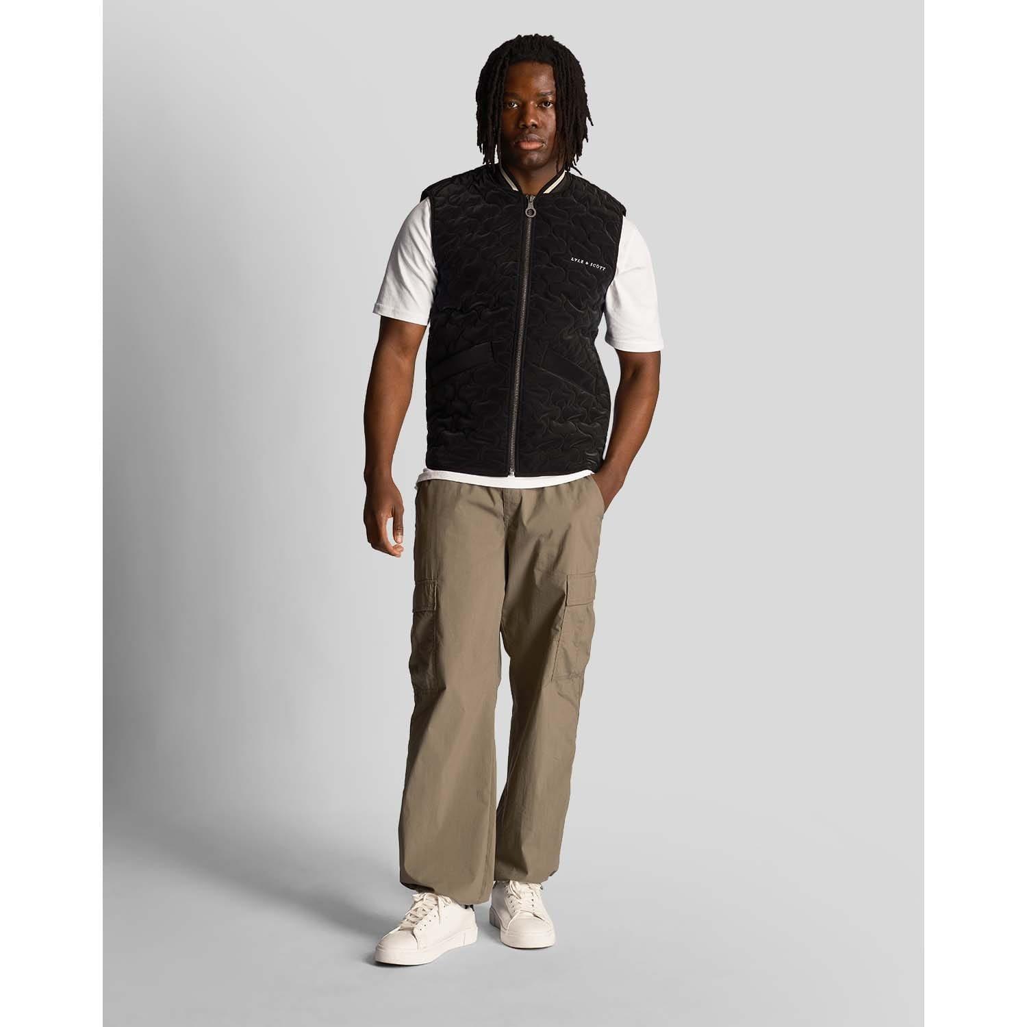 Black - Lyle and Scott - Quilted Gilet - 2