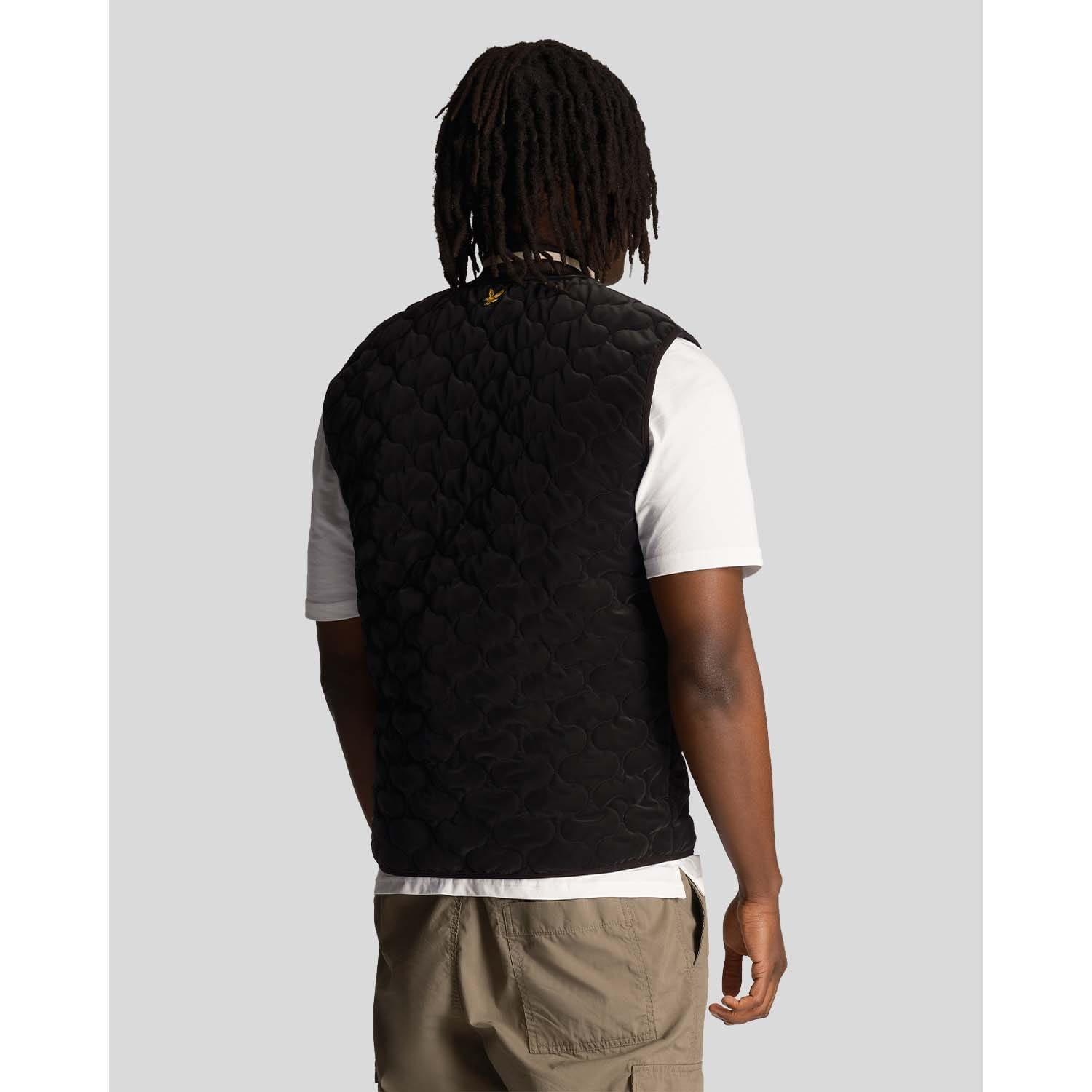 Black - Lyle and Scott - Quilted Gilet - 3
