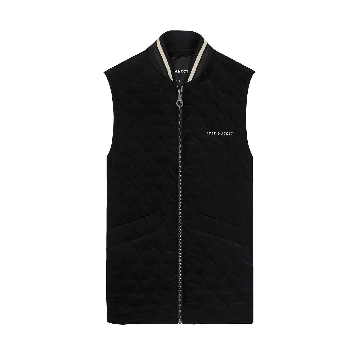 Black - Lyle and Scott - Quilted Gilet - 5