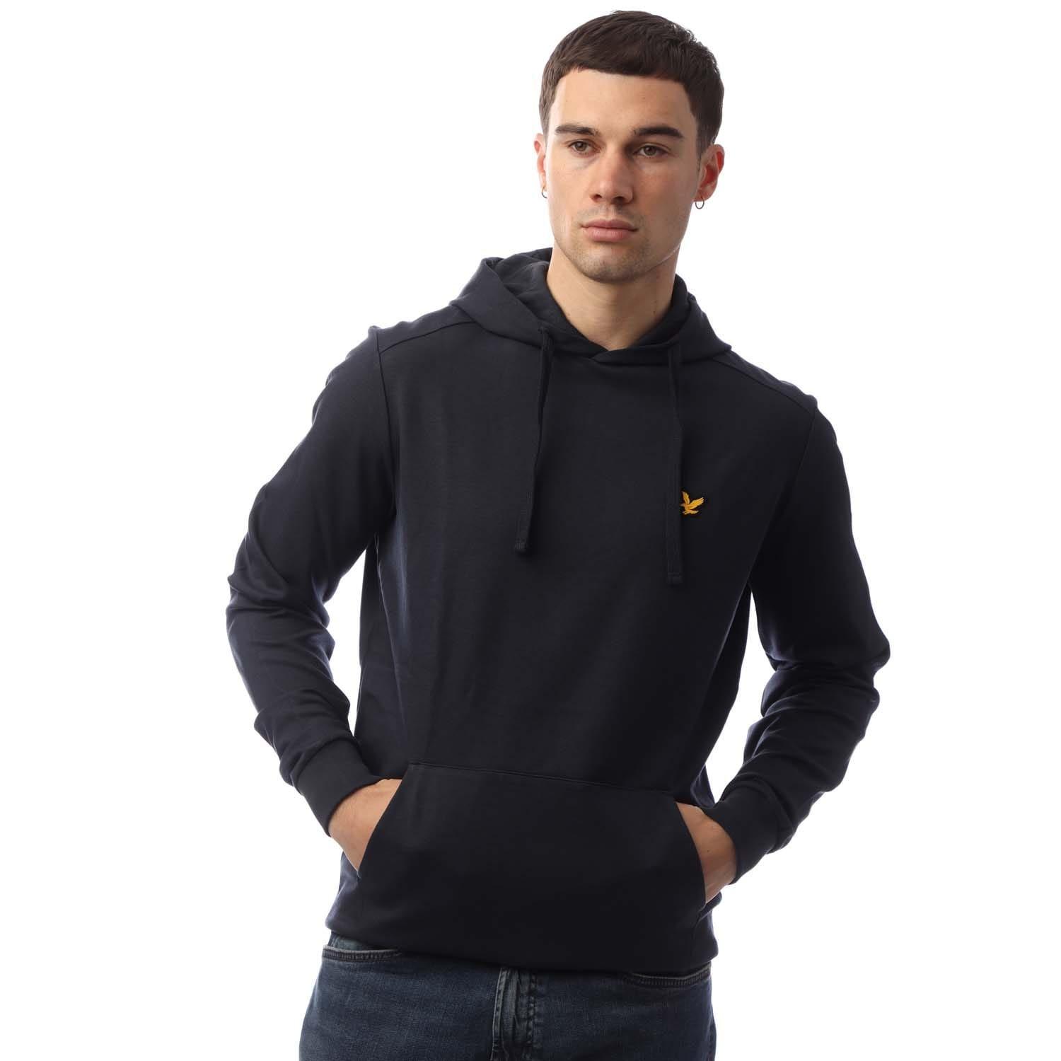 Blue - Lyle and Scott - Sports Fly Fleece Hoodie - 1