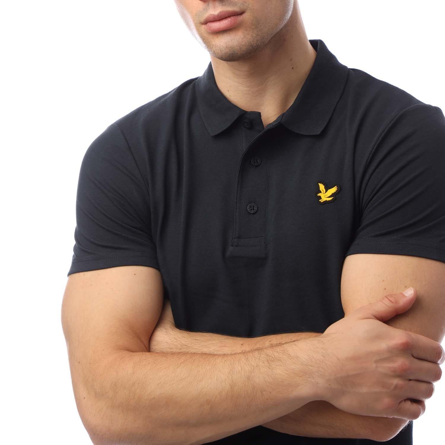 Blue - Lyle and Scott - Sports Short Sleeve Polo Shirt - 3