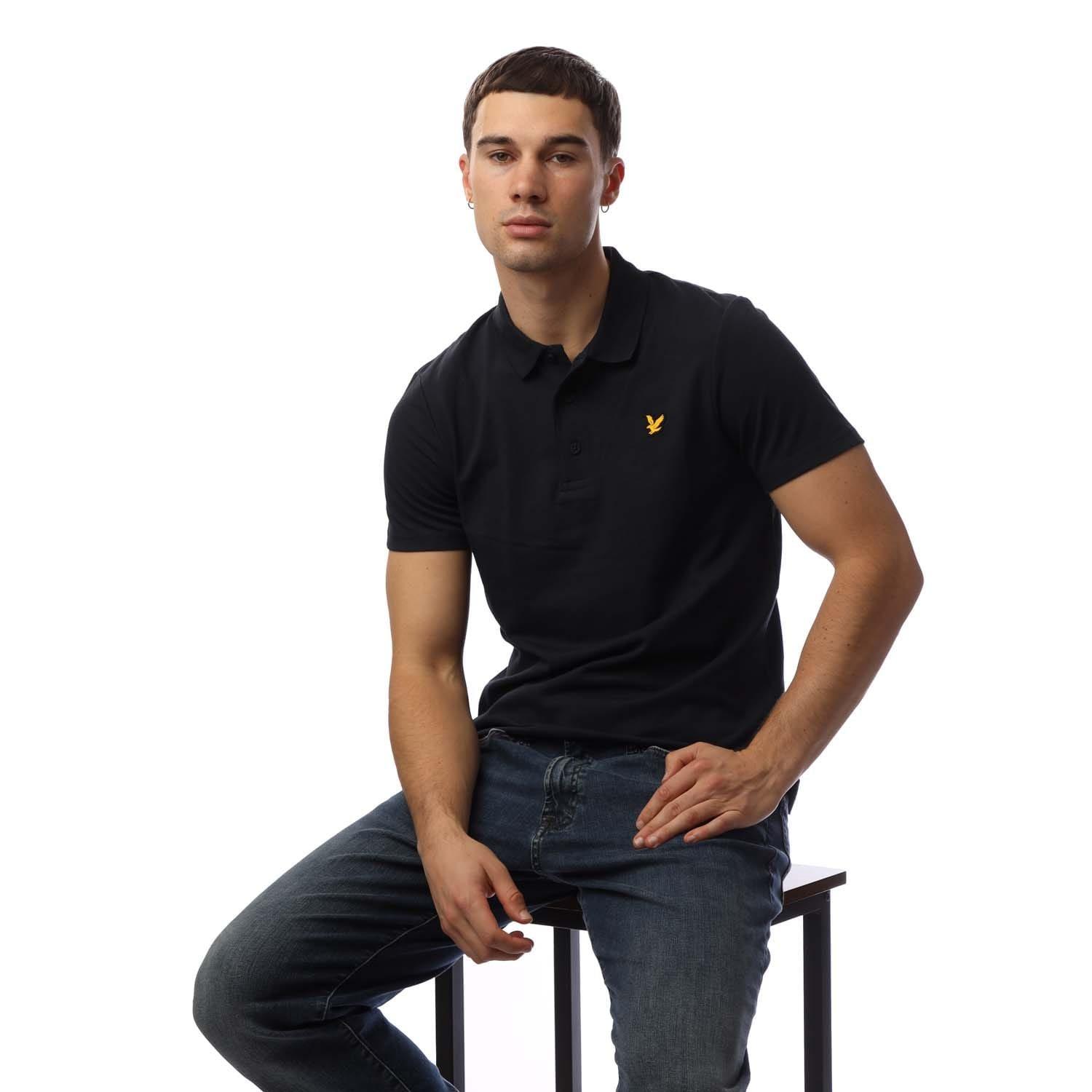 Blue - Lyle and Scott - Sports Short Sleeve Polo Shirt - 4