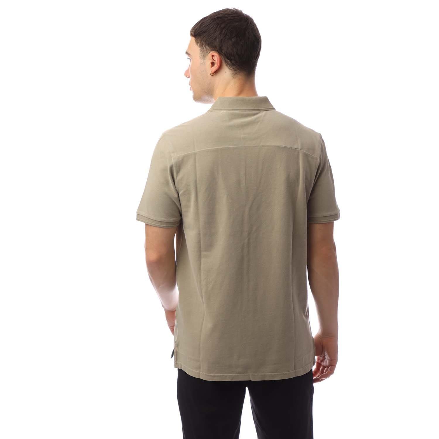 Beige - Lyle and Scott - Plain Natural Dye Polo Shirt - 2