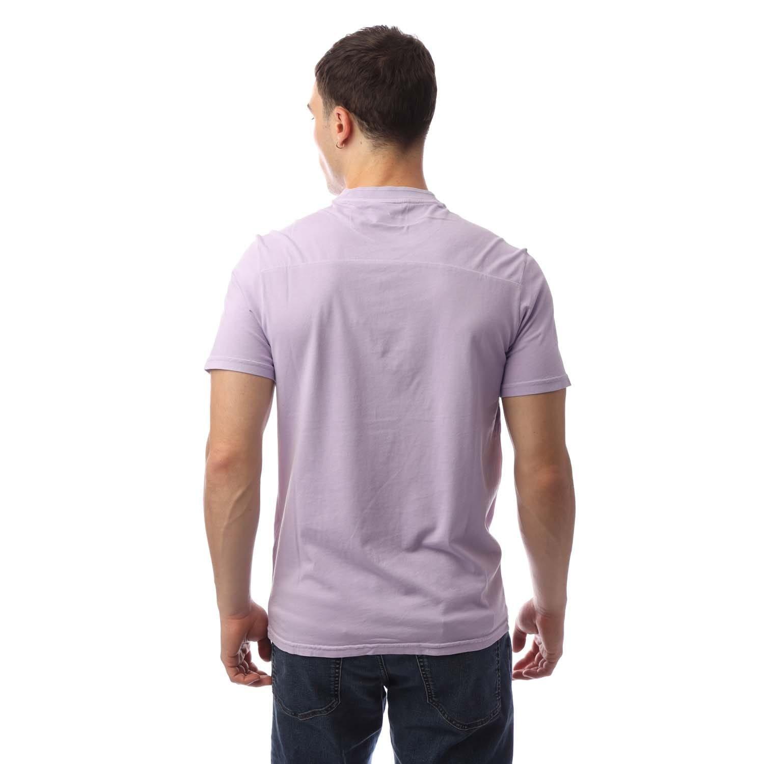 Purple - Lyle and Scott - Natural Dye Crewneck T-Shirt - 2