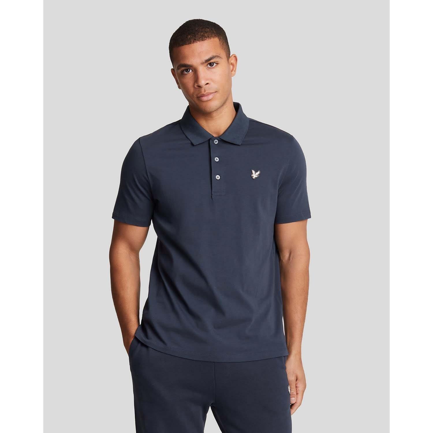 Blue - Lyle and Scott - Cotton Polo Shirt - 1