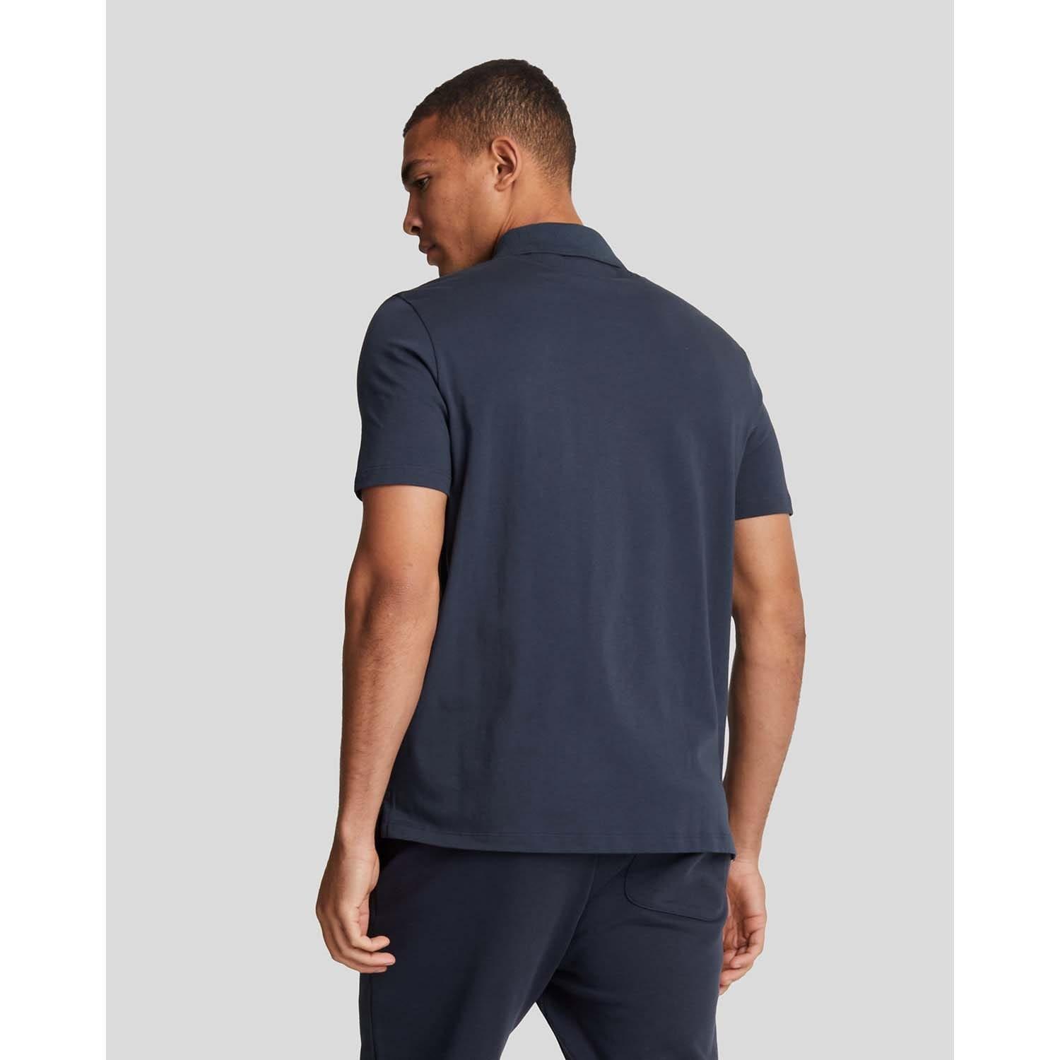 Blue - Lyle and Scott - Cotton Polo Shirt - 3