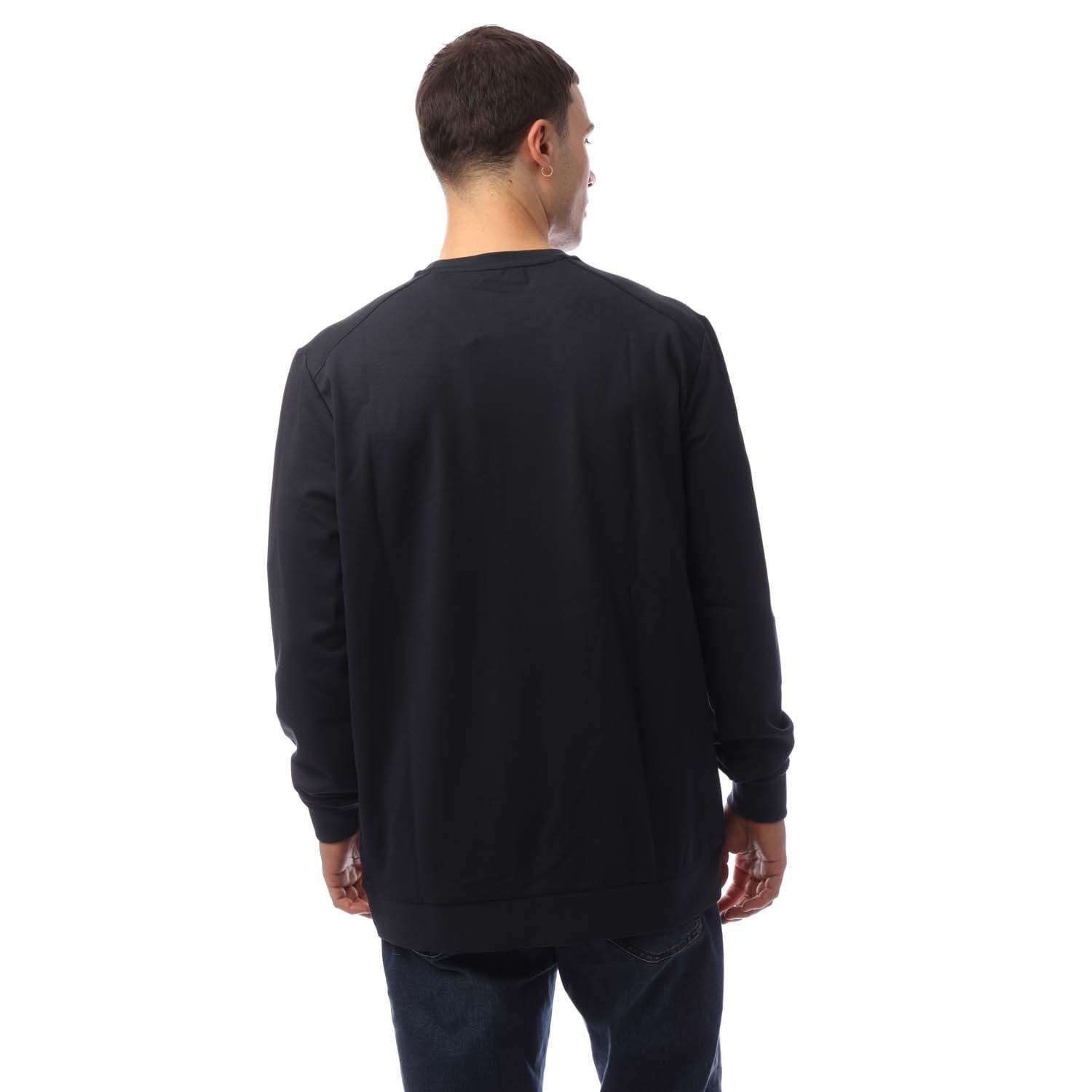 Blue - Lyle and Scott - Sports Crewneck Fly Fleece Sweatshirt - 2