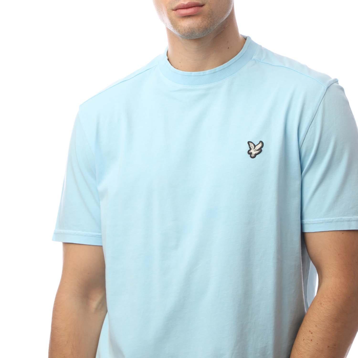Blue - Lyle and Scott - Natural Dye Crewneck T-Shirt - 3