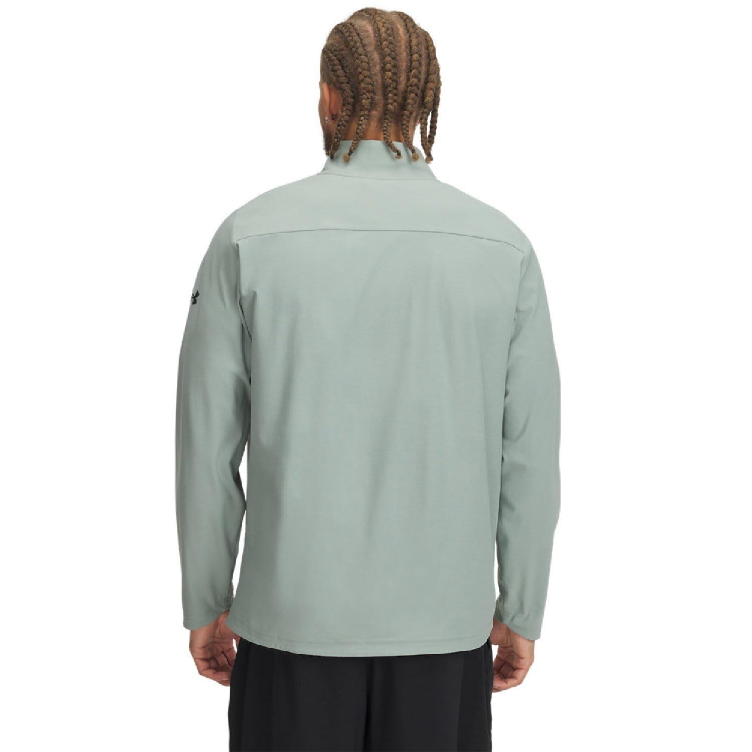 Green - Under Armour - Unstoppable Full-Zip Sweatshirt - 2
