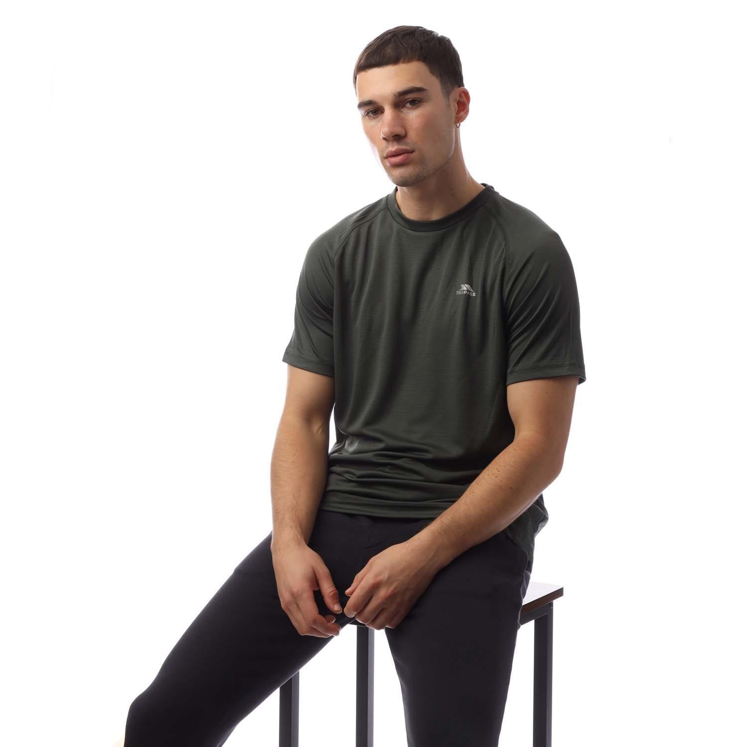 Green - Trespass - Niles Active T-Shirt - 4