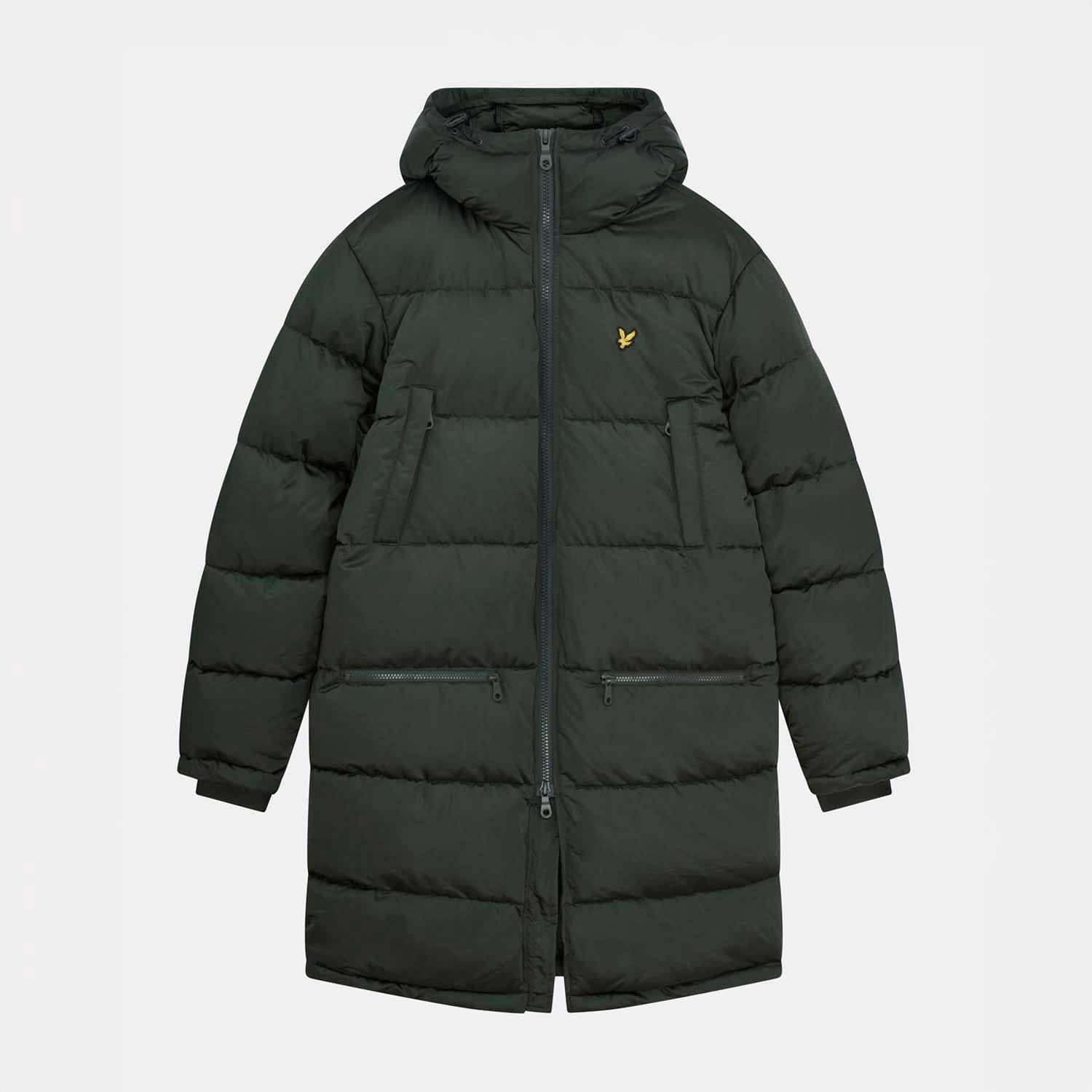 Grey - Lyle and Scott - Lightweight Puffer Jacket - 1