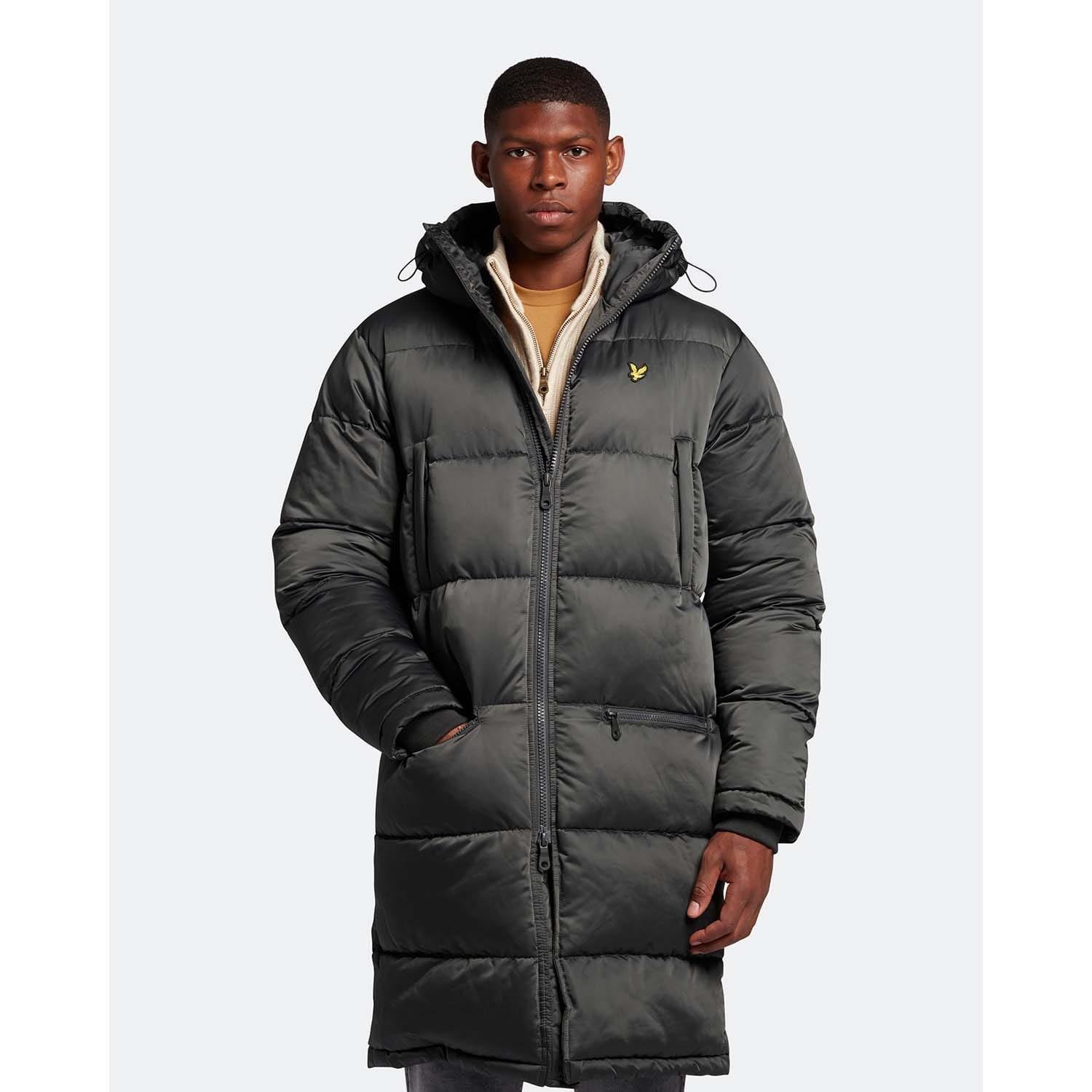 Grey - Lyle and Scott - Lightweight Puffer Jacket - 2