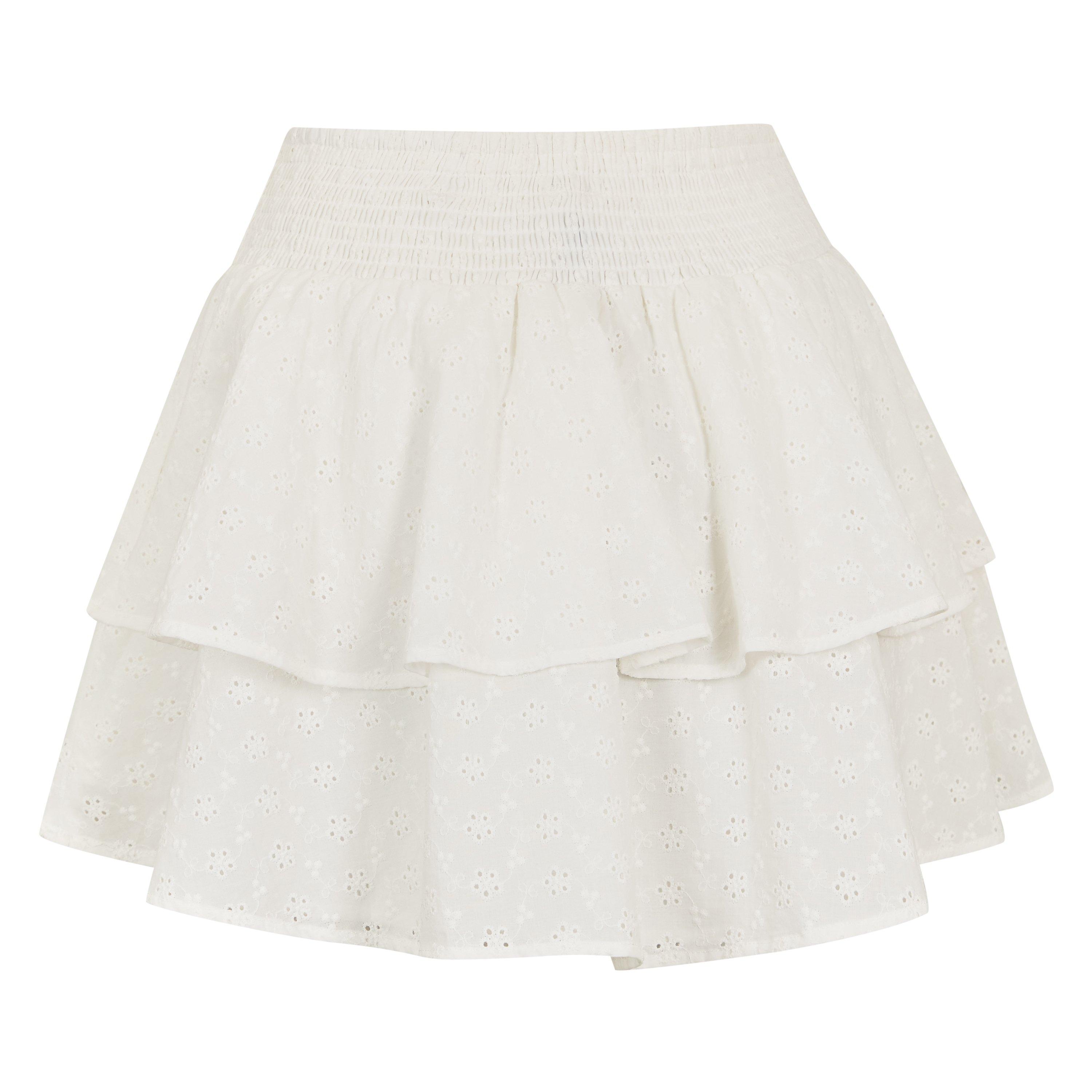 Hvid - Jack Wills - Women's Tiered Skirt - 2