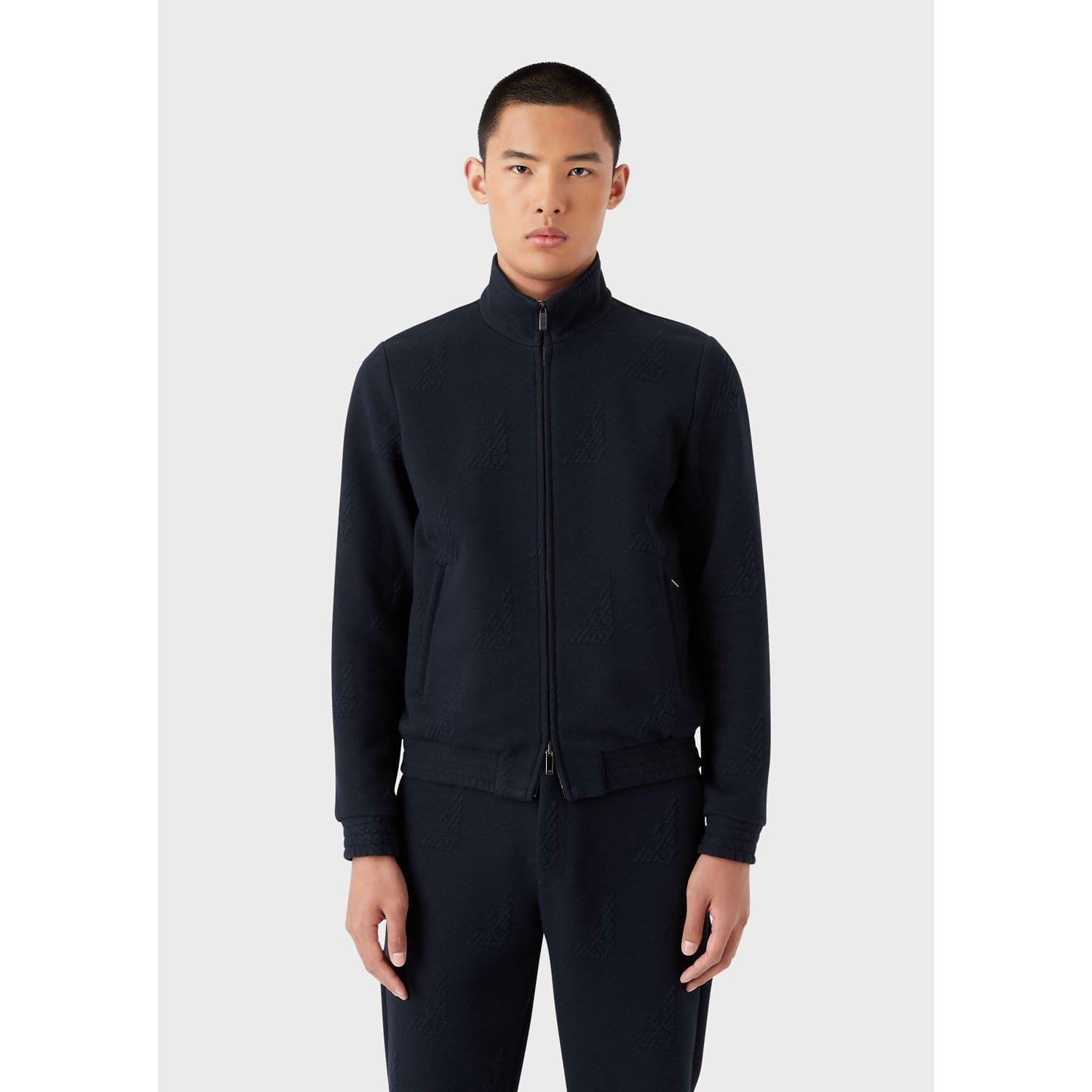 Navy - Emporio Armani - Bomber Jacket - 1