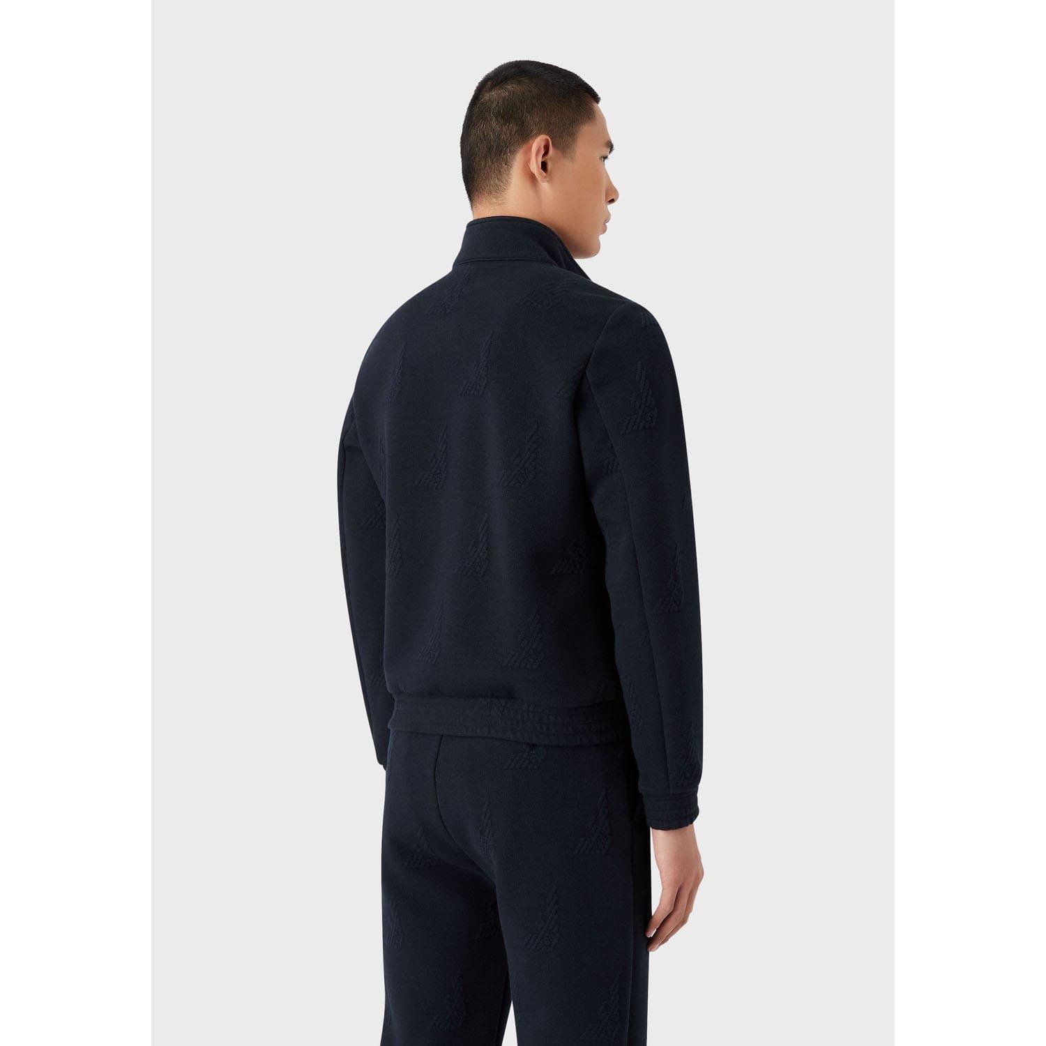 Navy - Emporio Armani - Bomber Jacket - 2