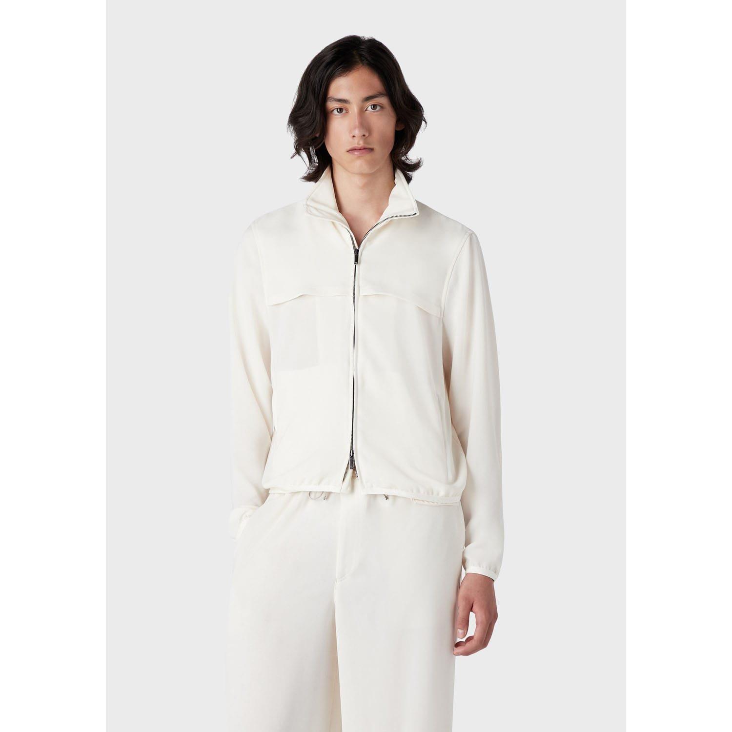 Emporio Armani Bomber Jacket - Cream - Size 2XL