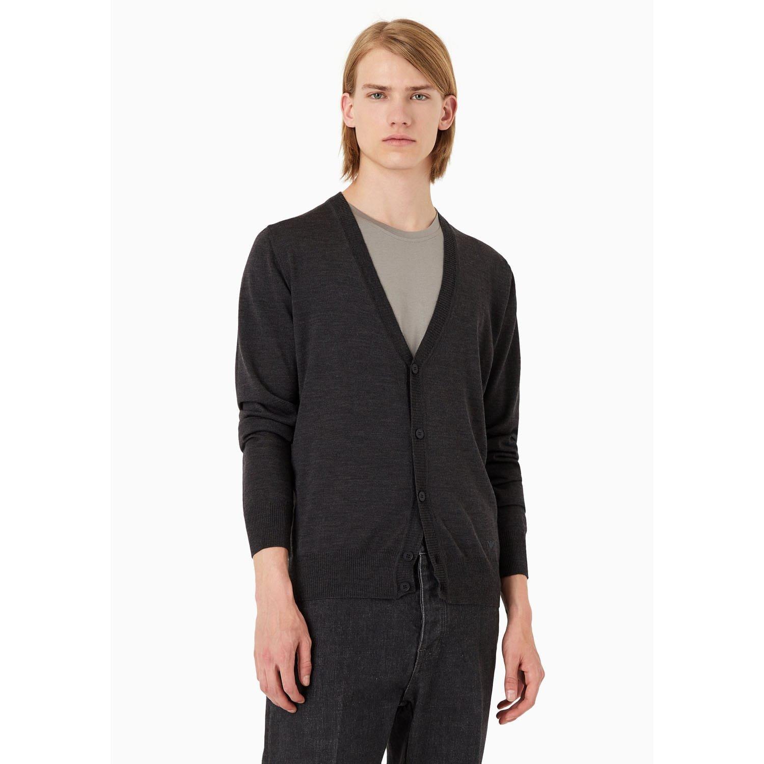 Emporio Armani Cardigan - Grey - XL