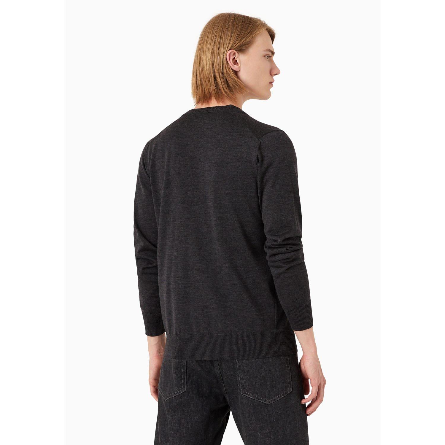 Emporio Armani | Men's V-Neck Virgin Wool Cardigan | Sports Direct