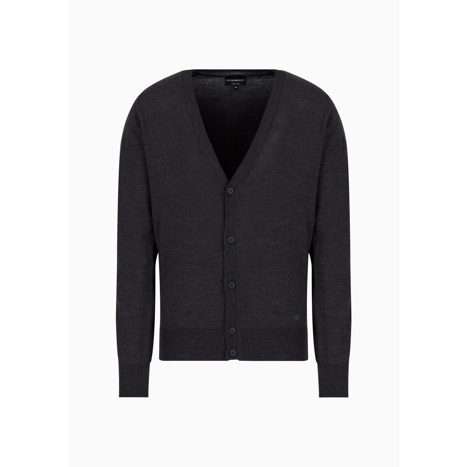 Grey - Emporio Armani - Cardigan - 3