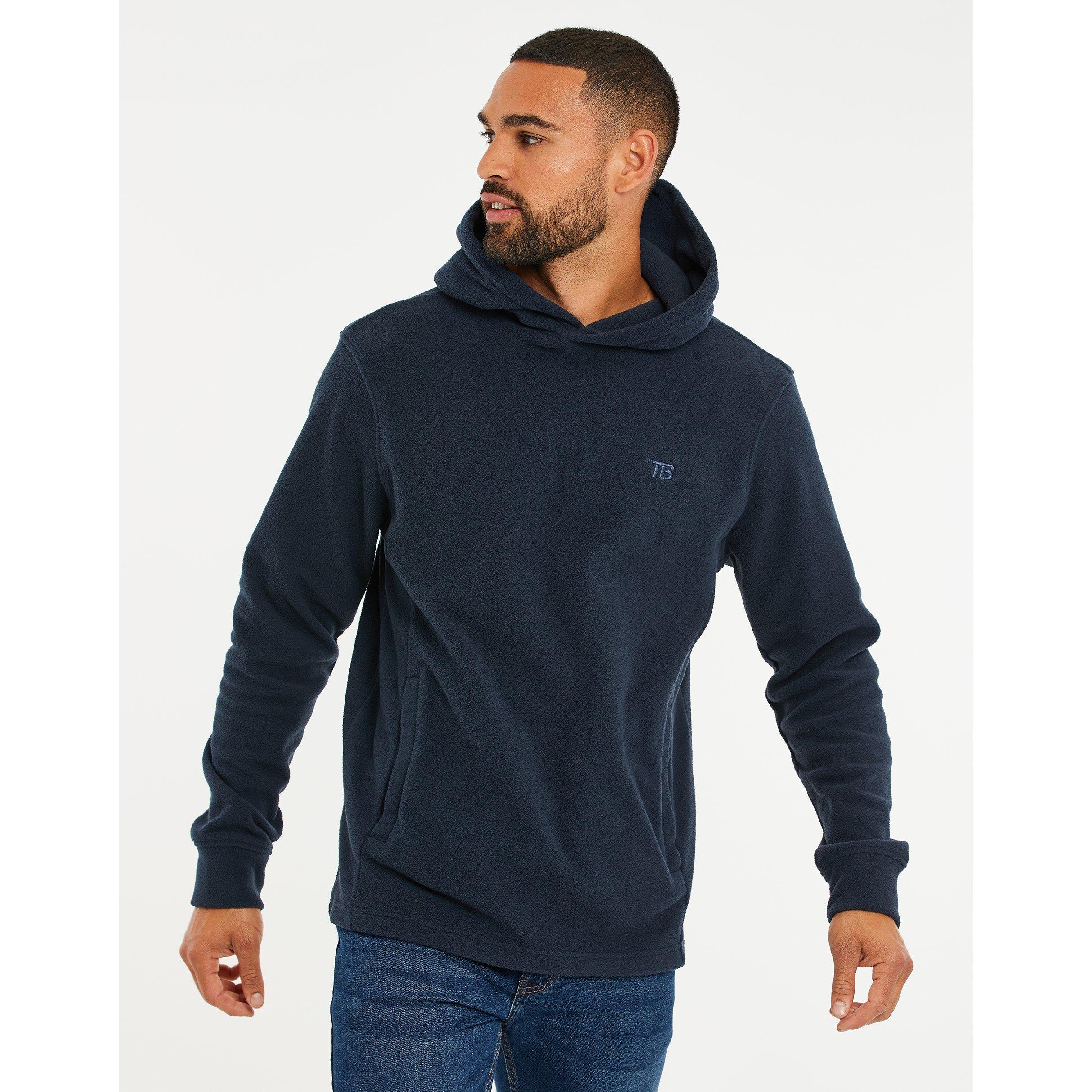 Navy - Threadbare - Men's TB Fitness Knitted Hoodie - 1