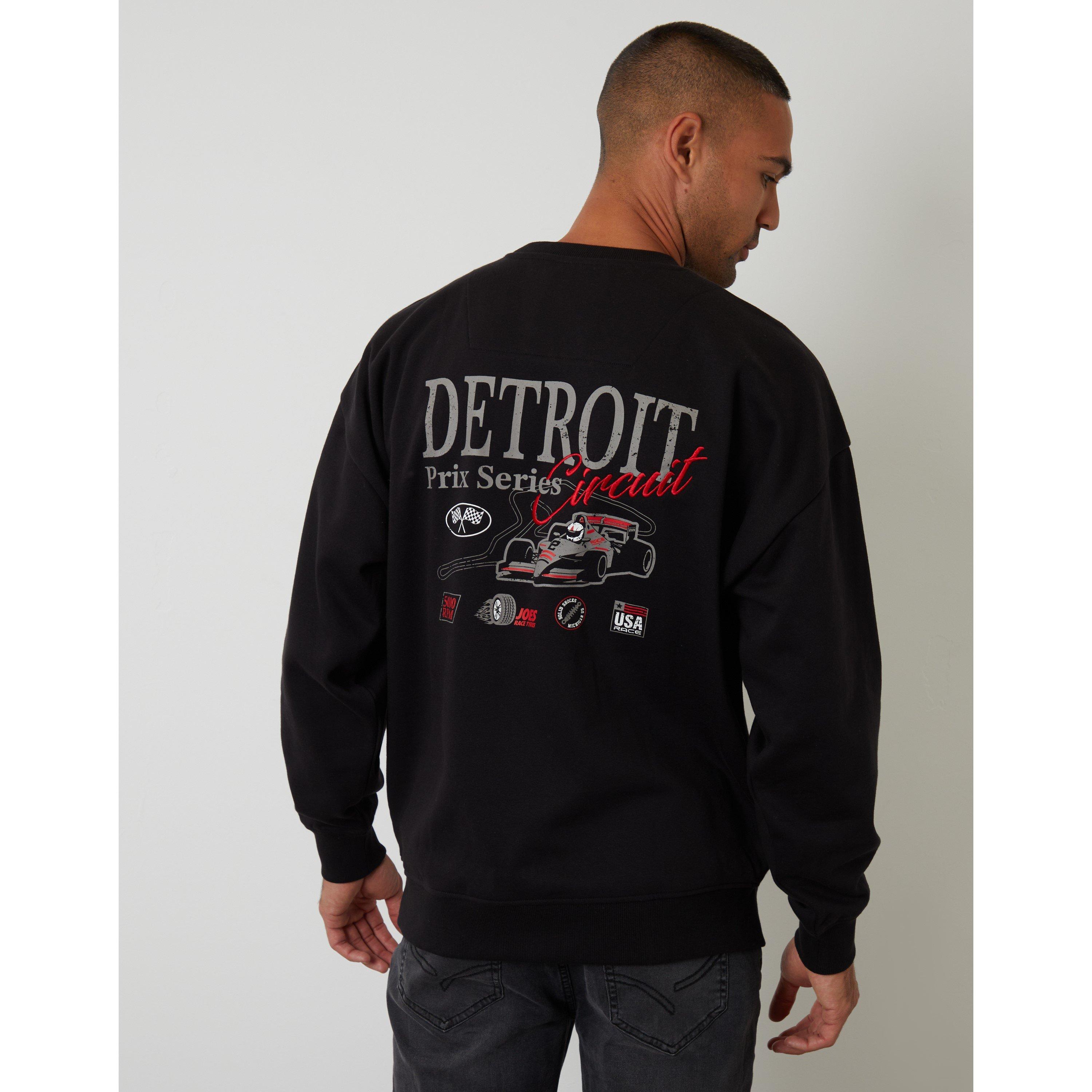 Black - Threadbare - Men's TB Print Crew Neck Jumper - 1
